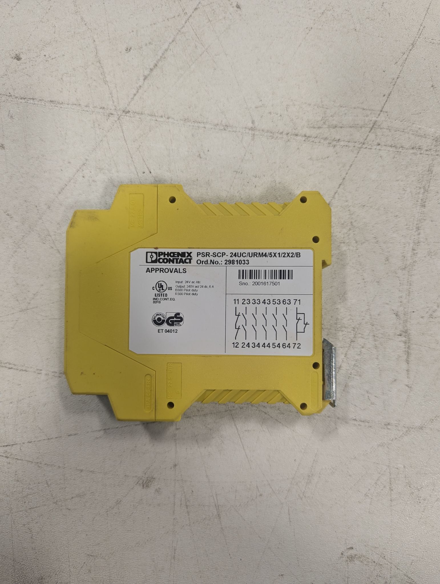 Phoenix Contact Extension module PSR SCP 24UC/URM4/5X1/2X2/B USED 2