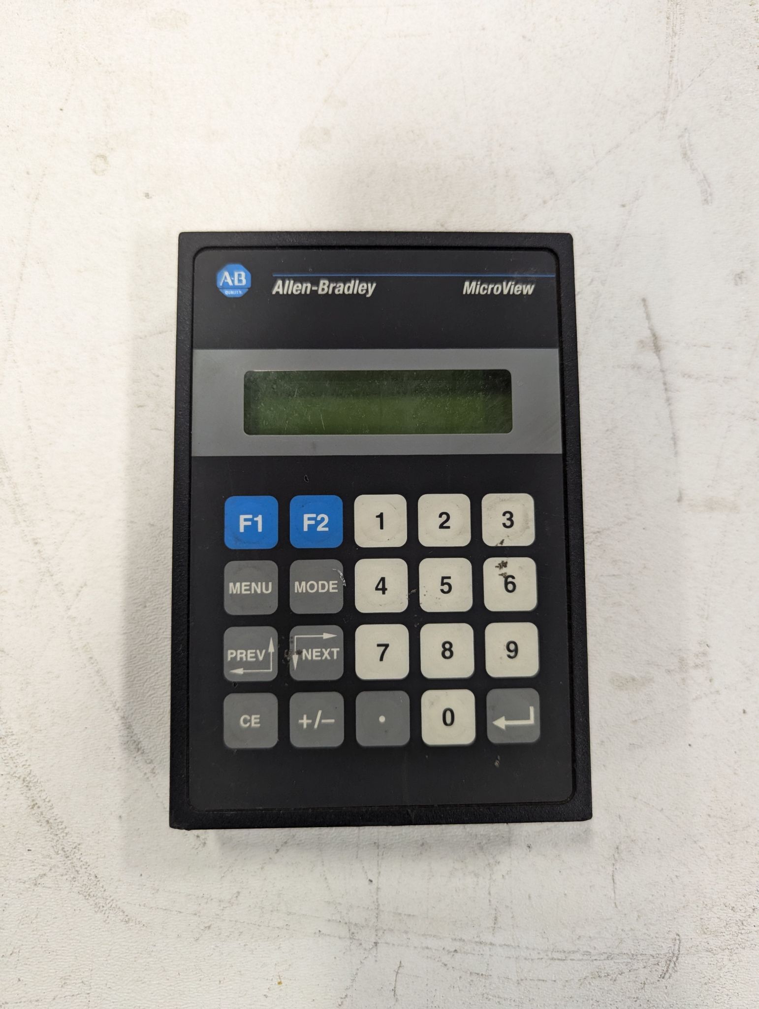 ALLEN BRADLEY 2707-MVH232 MICROVIEW MODULE DRIVE KEYPAD USED 0