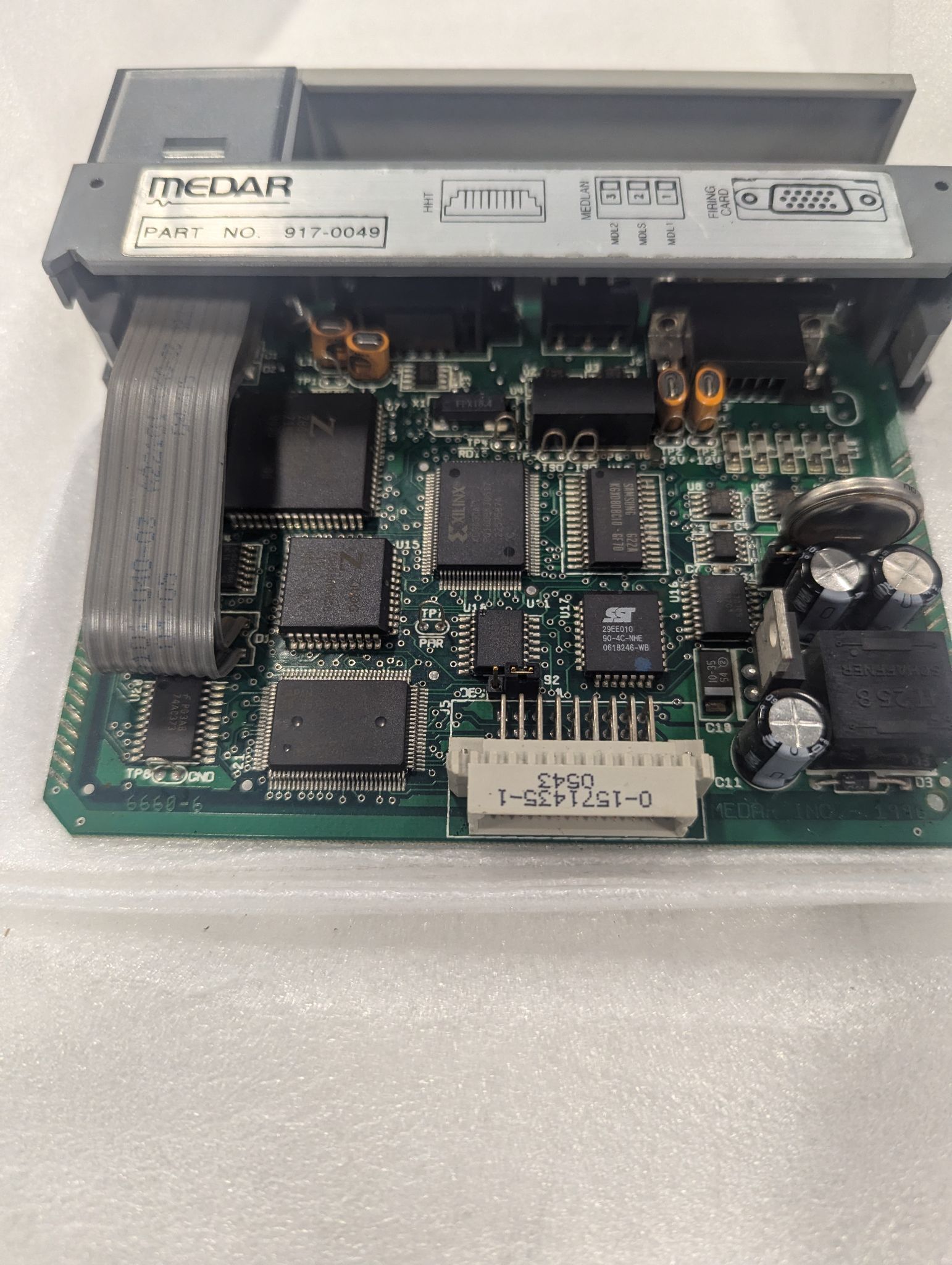 MEDAR 917-0049 SLC 500 WELD CONTROL MODULE PROCESSOR CARD USED 1
