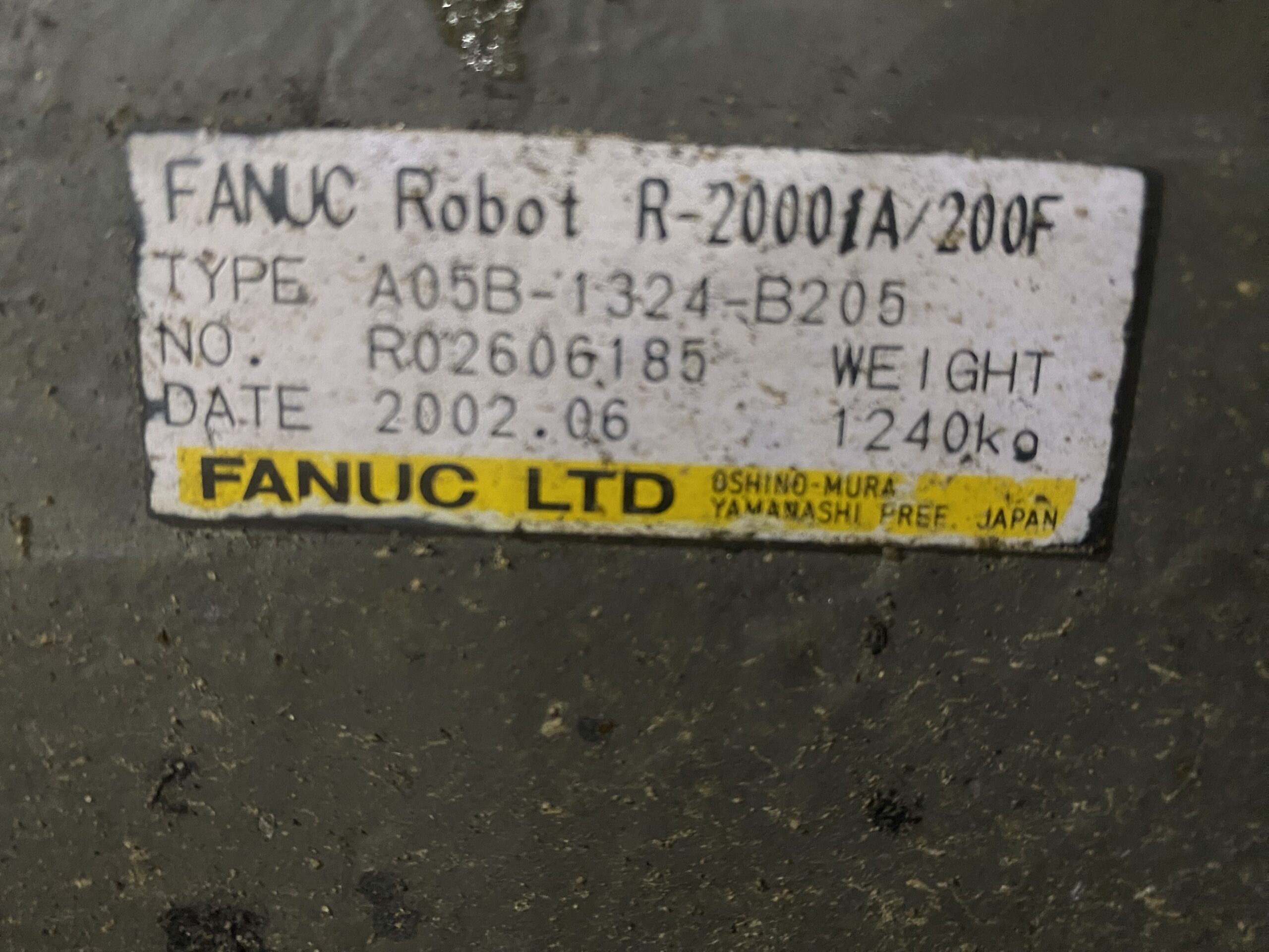 FANUC R-2000iA/200F w/ RJ3iB Controls PARTS ONLY 5