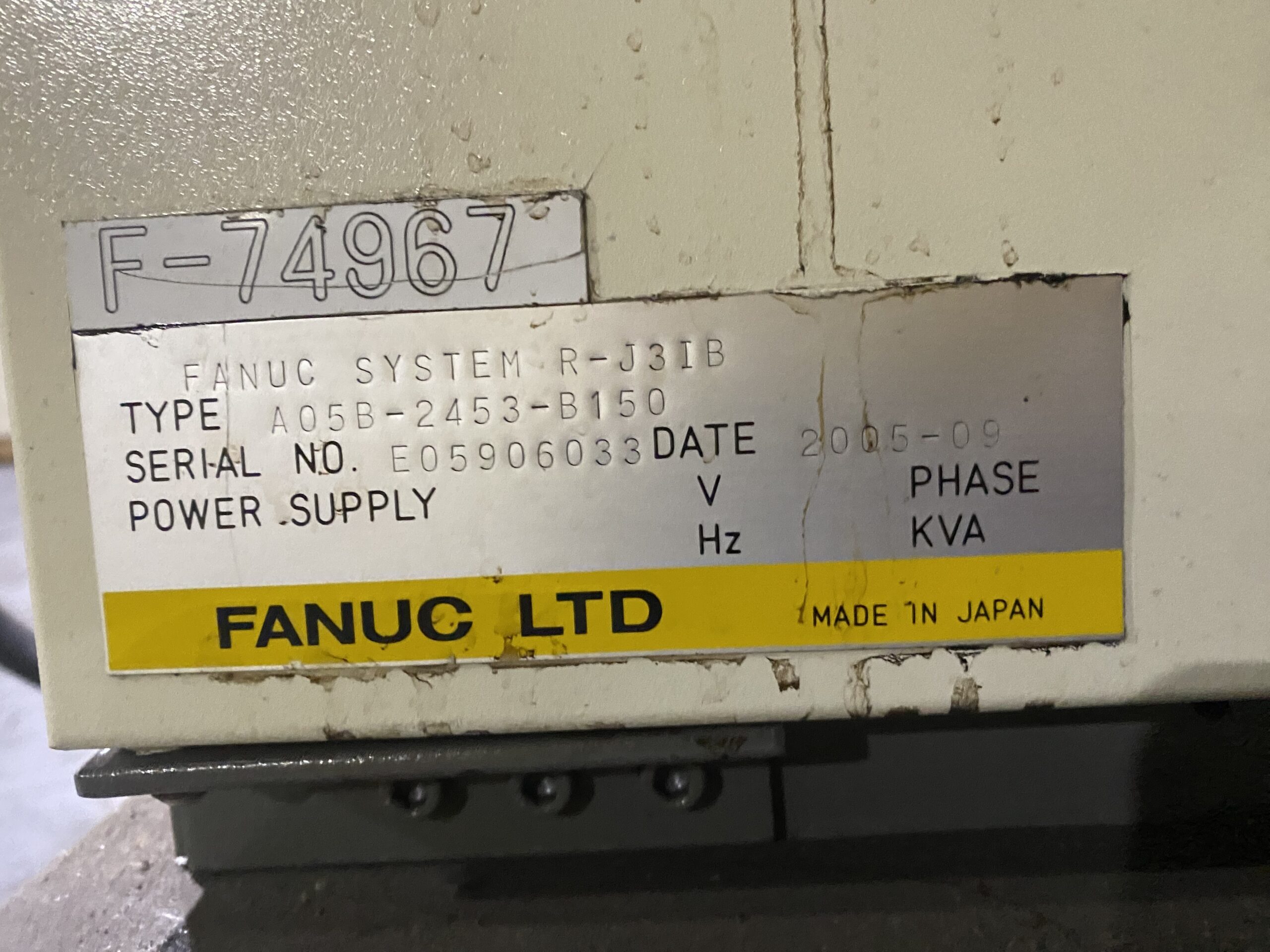 FANUC - R-2000iA/200FO w/ RJ3iB Controls PARTS ONLY 8