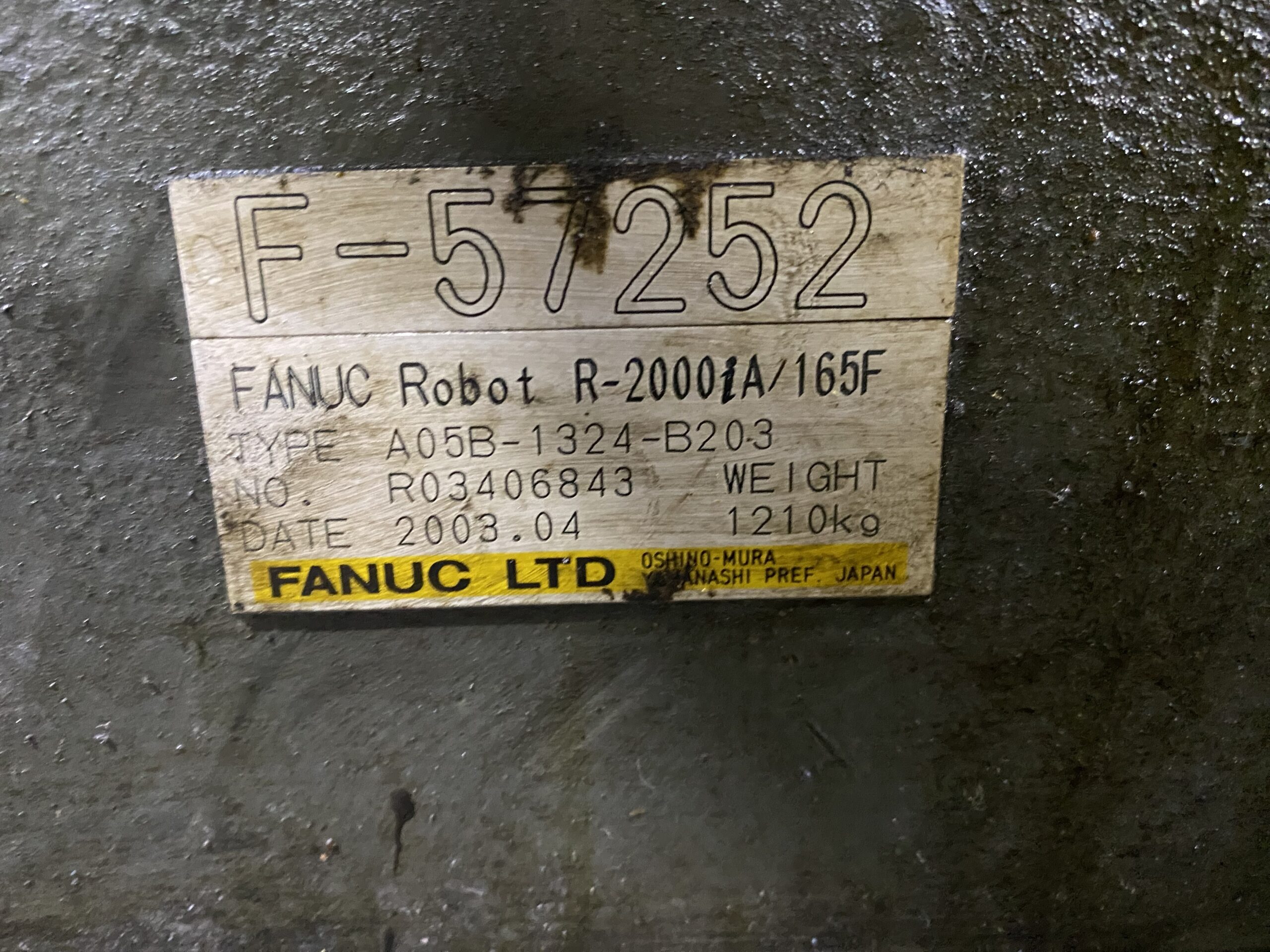 FANUC - R-2000iA/165F w/ R-J3iB Controls USED AS-IS 5