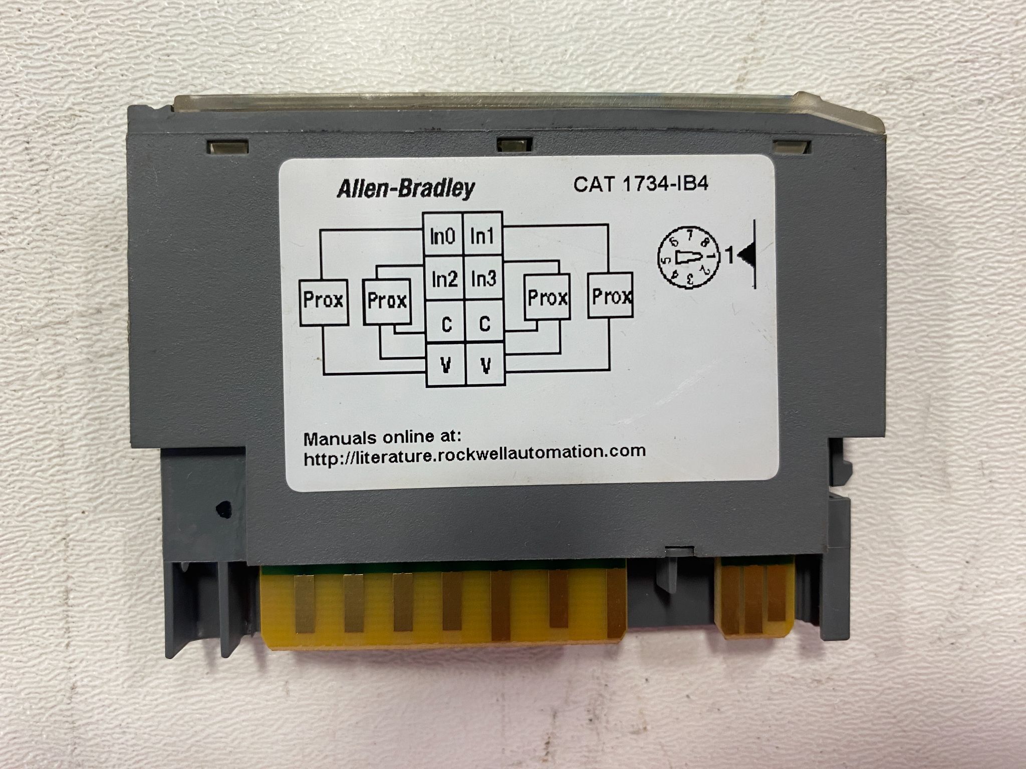 ALLEN BRADLEY PLC INPUT AND OUTPUT MODULE USED 1