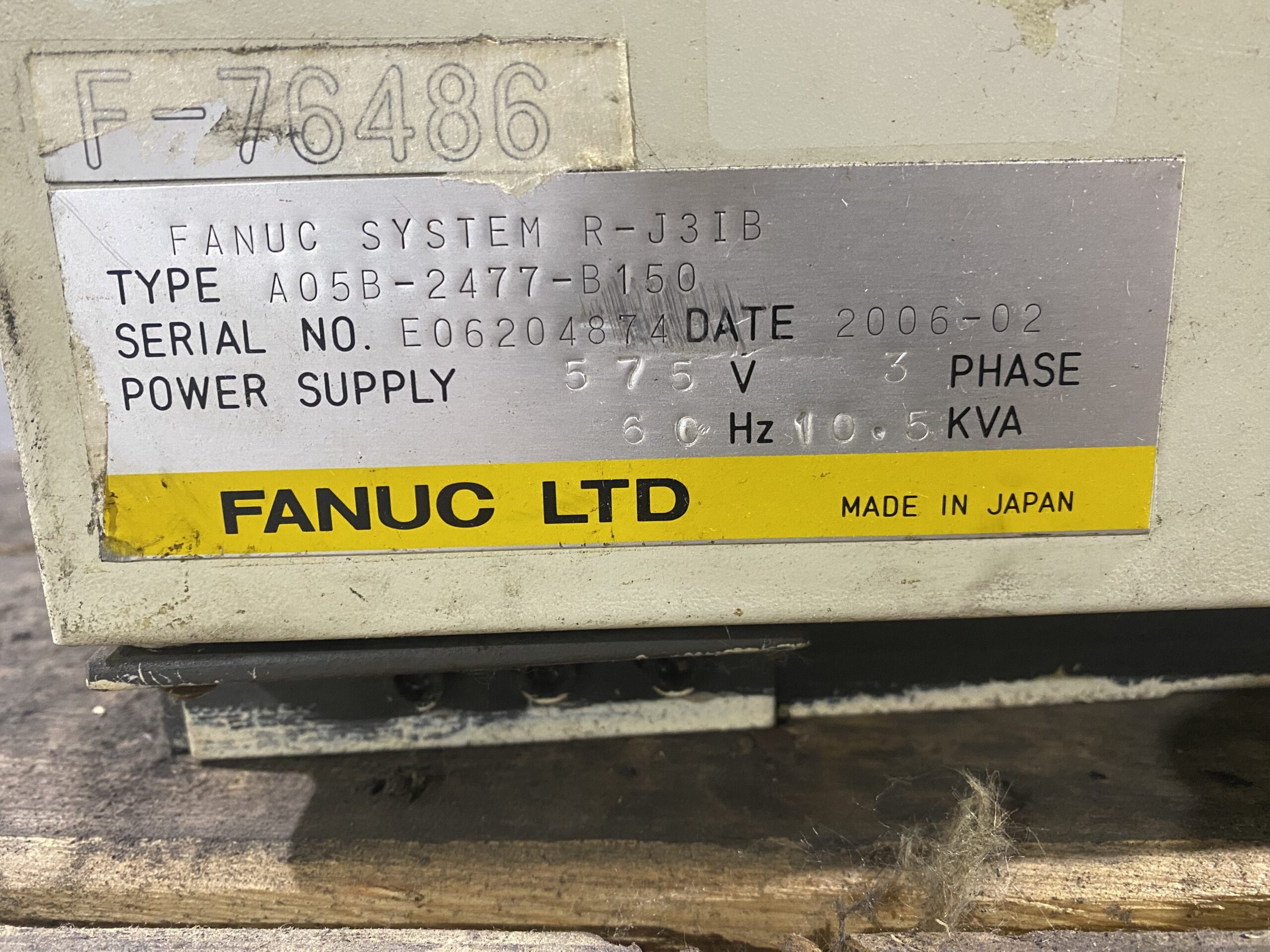 FANUC R-2000iA/200T w/ R-J3iB Controls PARTS ONLY 8