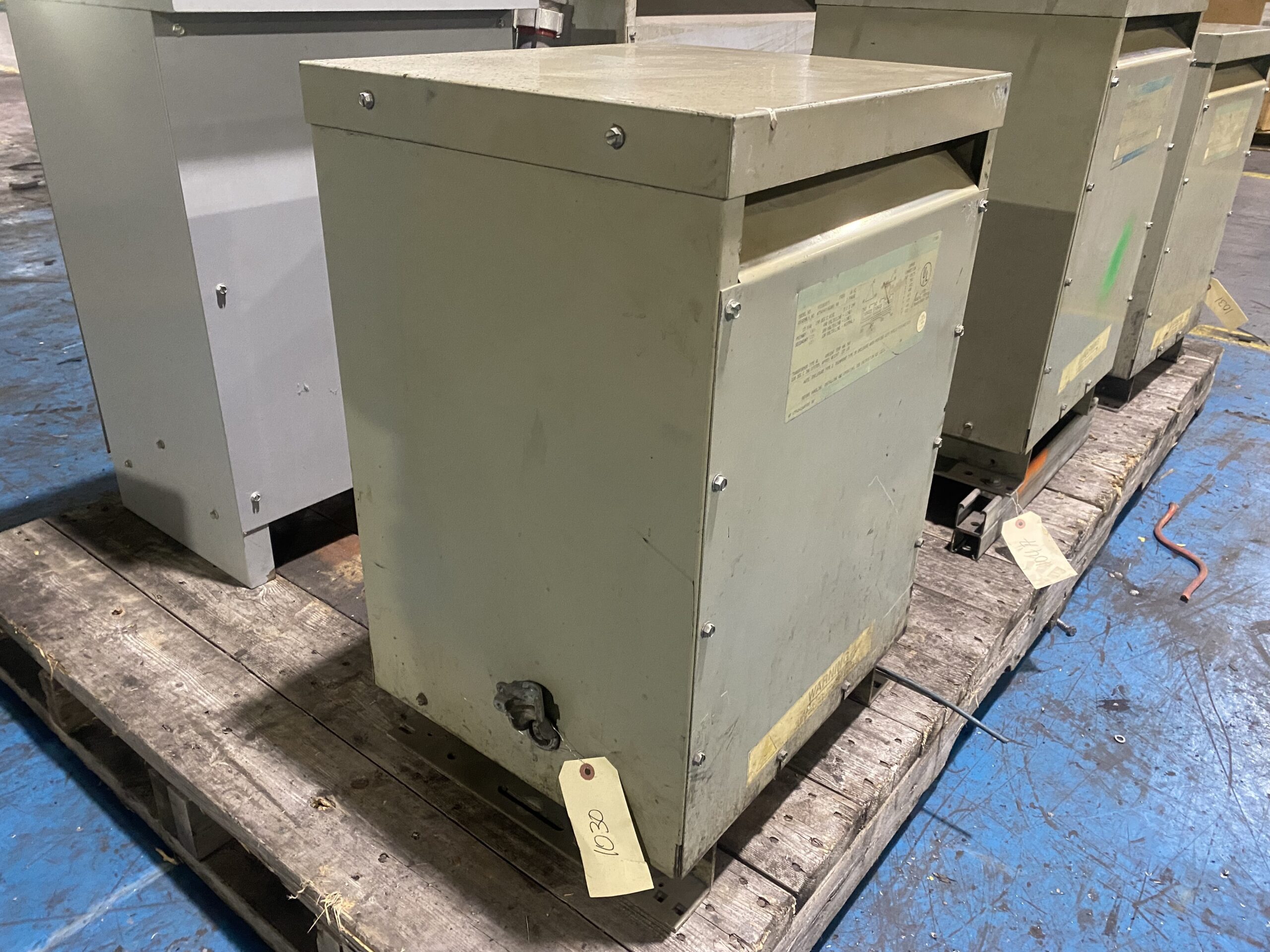 GENERAL ELECTRIC - 9T23B3871 Transformer 480V - 208/120V, 15kVA USED 1