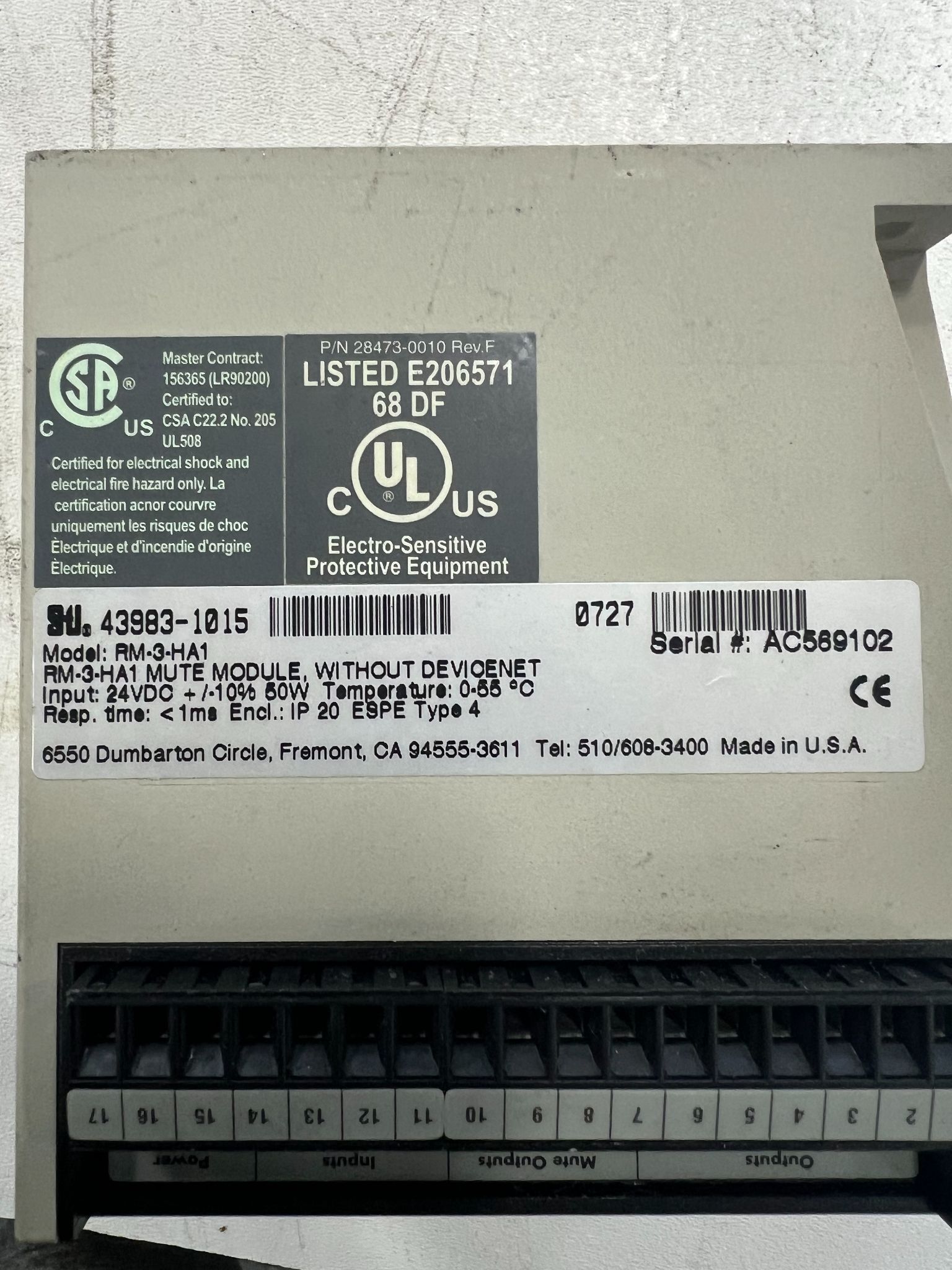 STI RM-3-HA1 MUTE MODULE USED 2