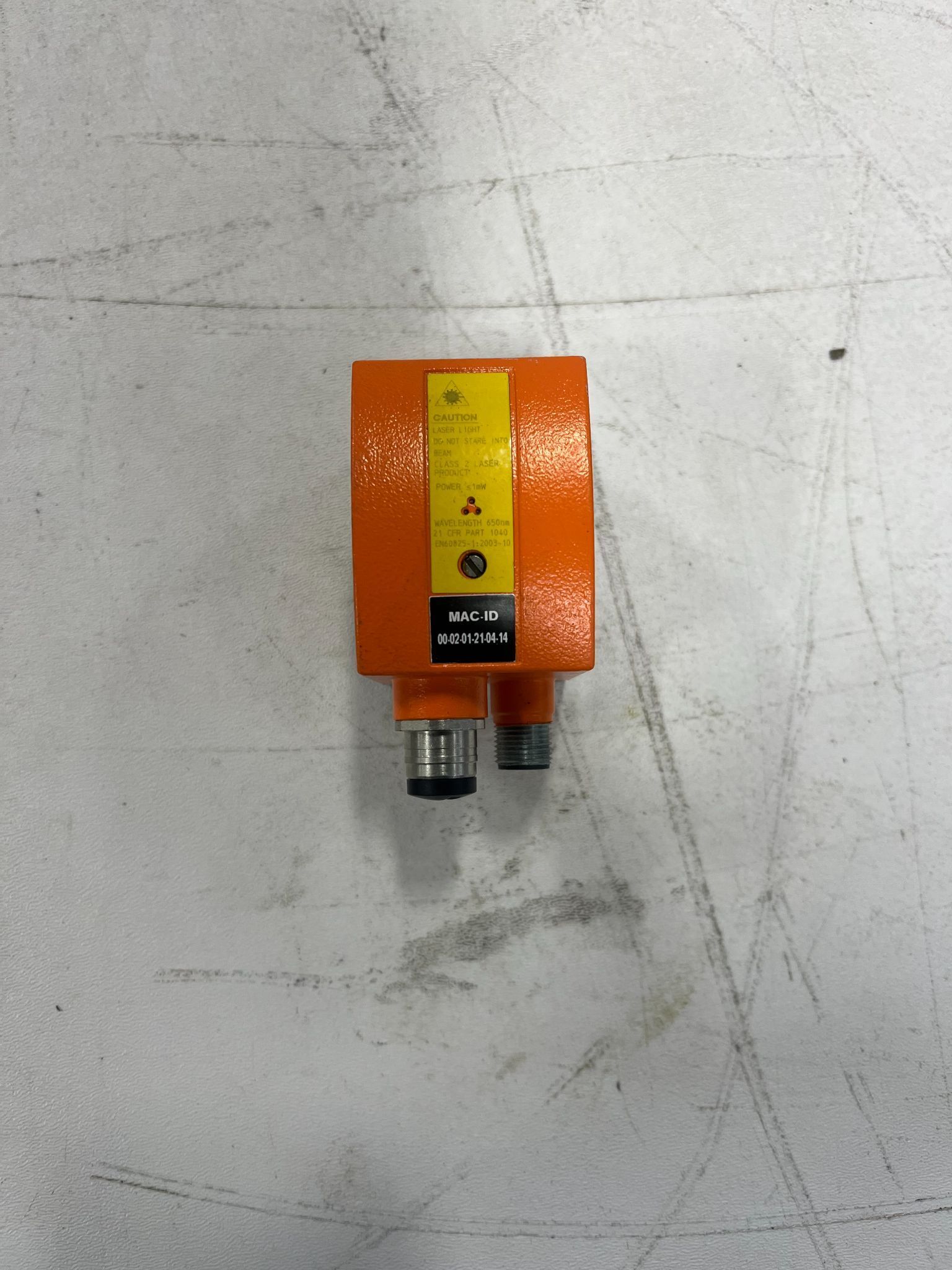 IFM ELECTRIC 02I104 CODE READER USED 0