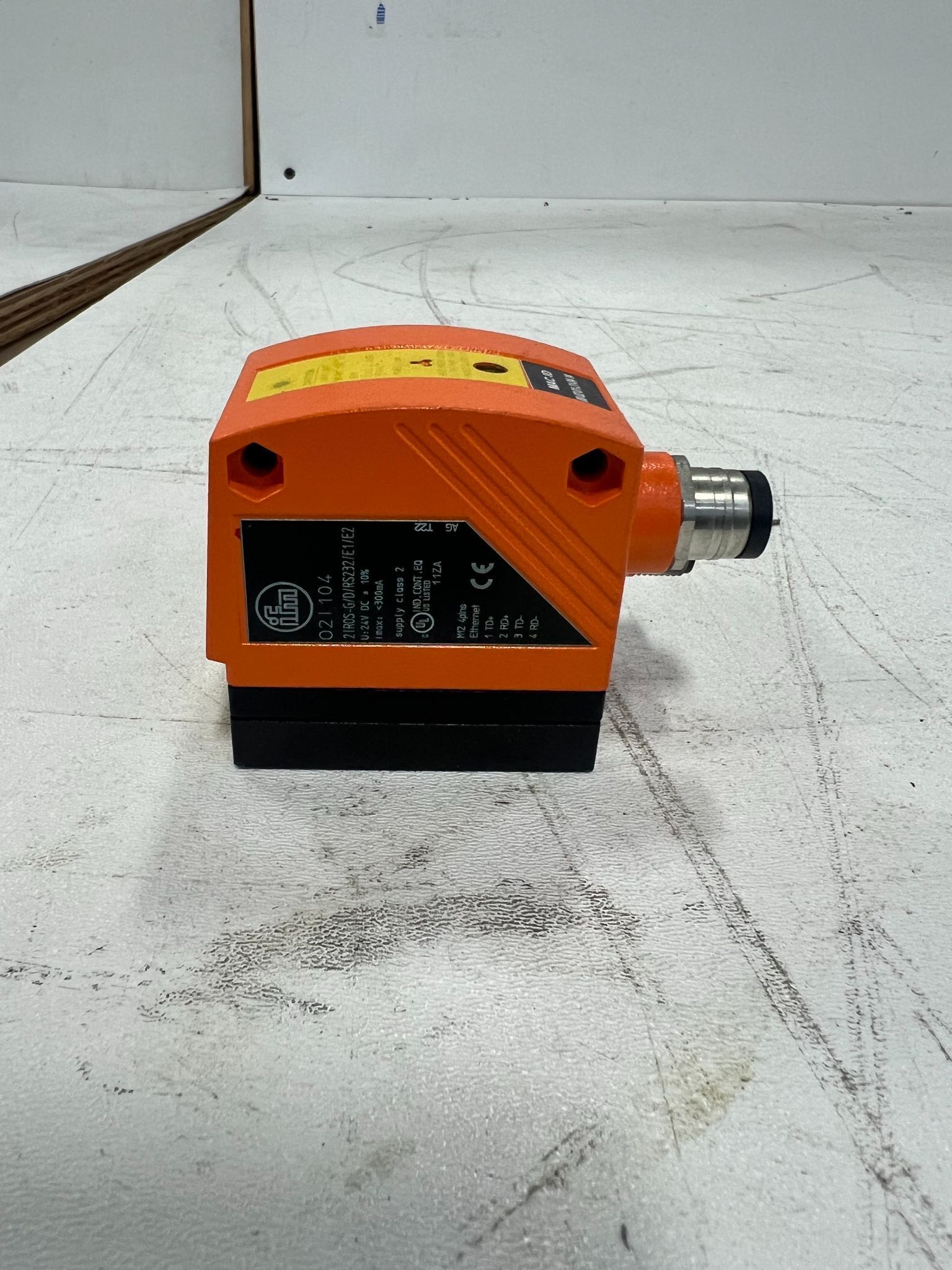 IFM ELECTRIC 02I104 CODE READER USED 2