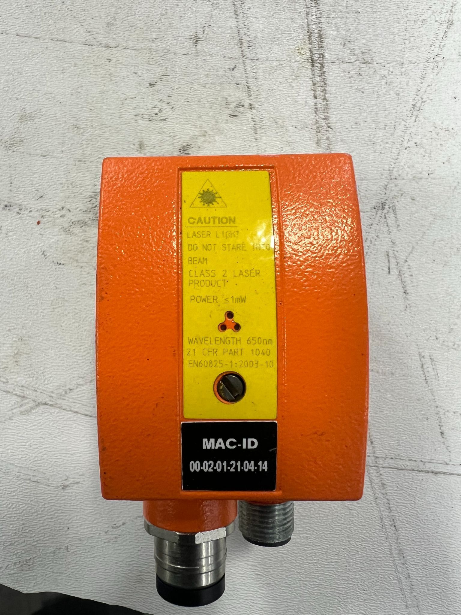IFM ELECTRIC 02I104 CODE READER USED 5