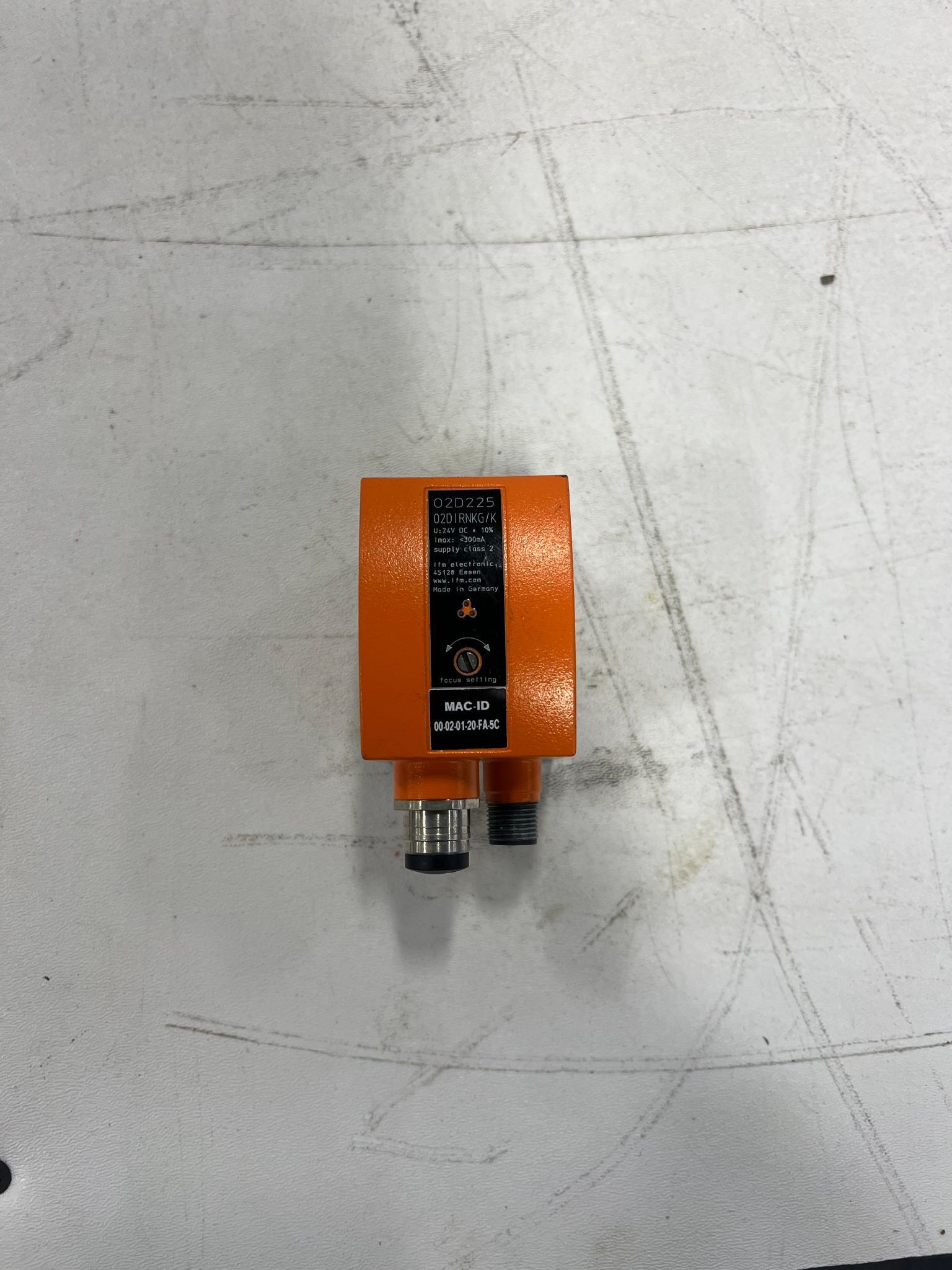IFM ELECTRIC CODE READER 02D225 USED 0