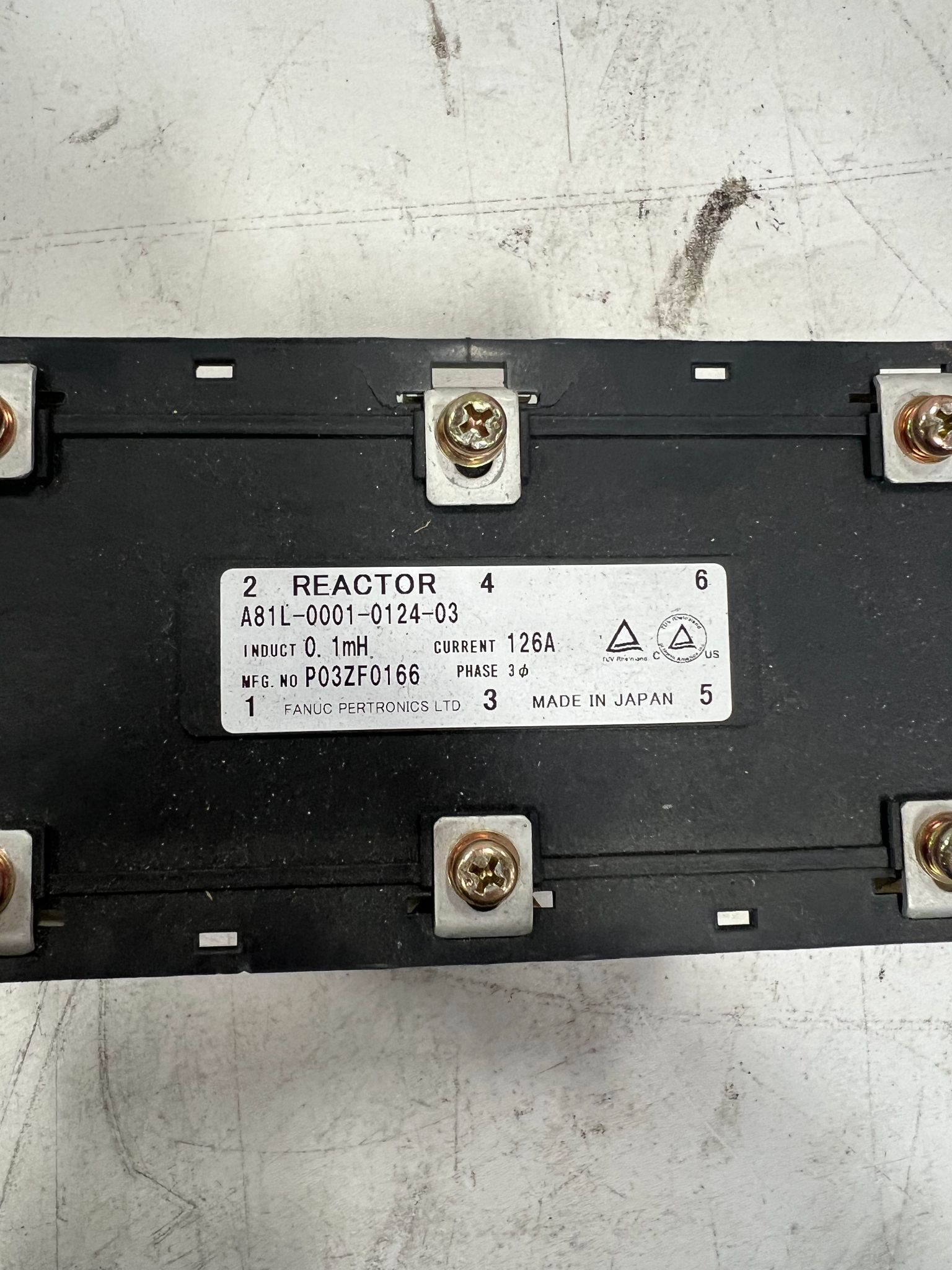 FANUC A81L-0001-0124-03 REACTOR NEW NO BOX 3
