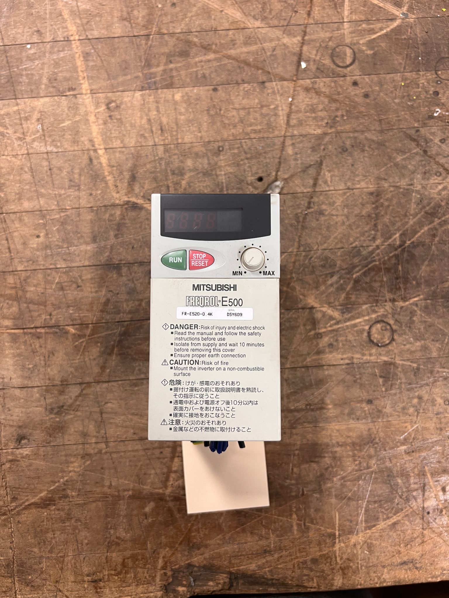 MITSUBISHI FR-E520-0.4K DRIVE USED 0