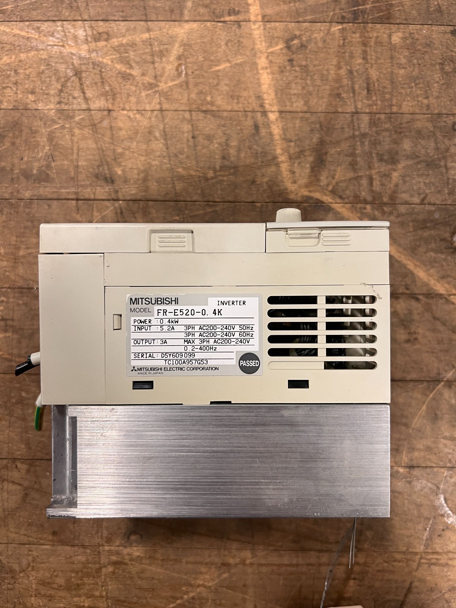 MITSUBISHI FR-E520-0.4K DRIVE USED 3