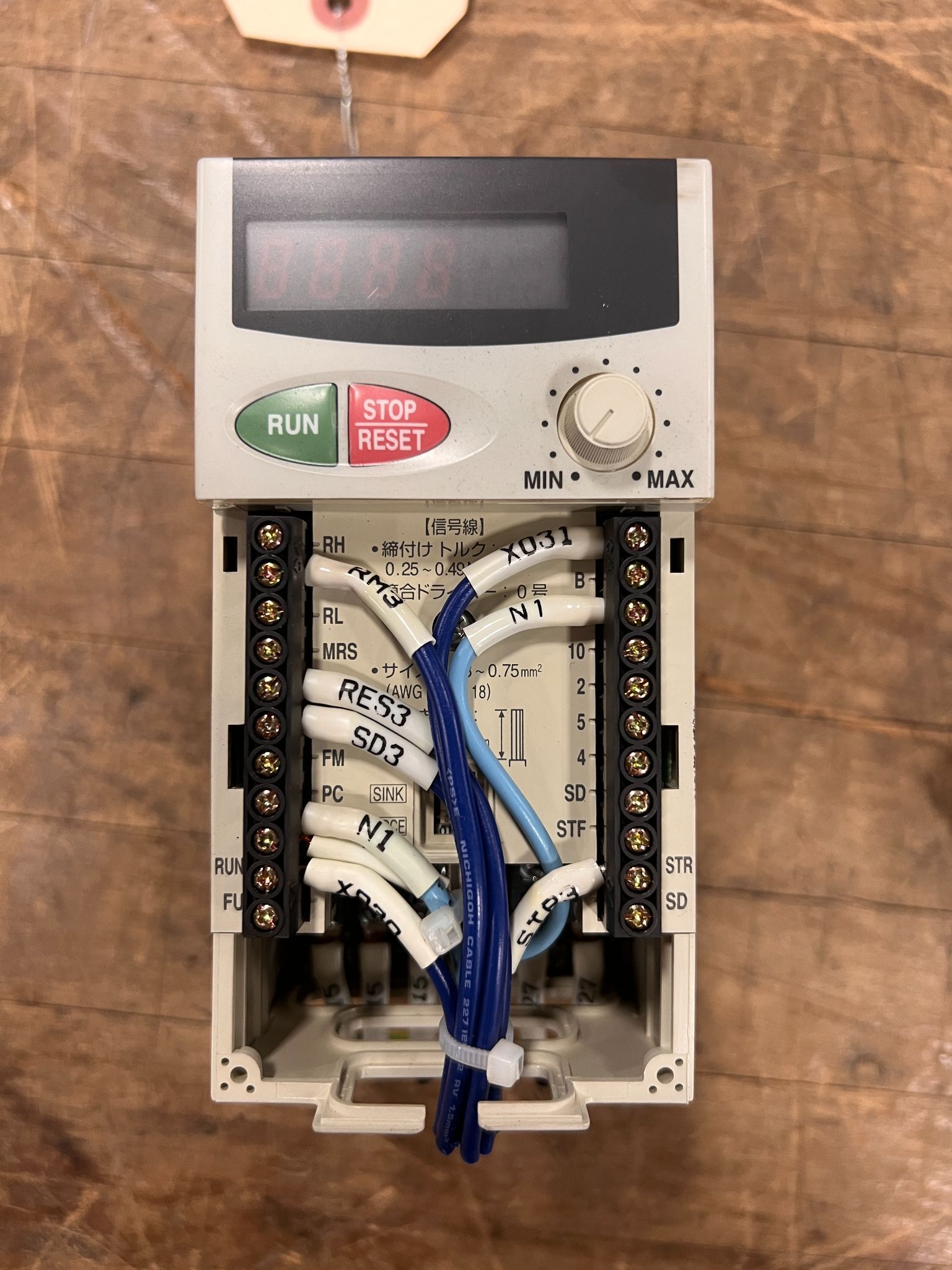 MITSUBISHI FR-E520-0.4K DRIVE USED 1