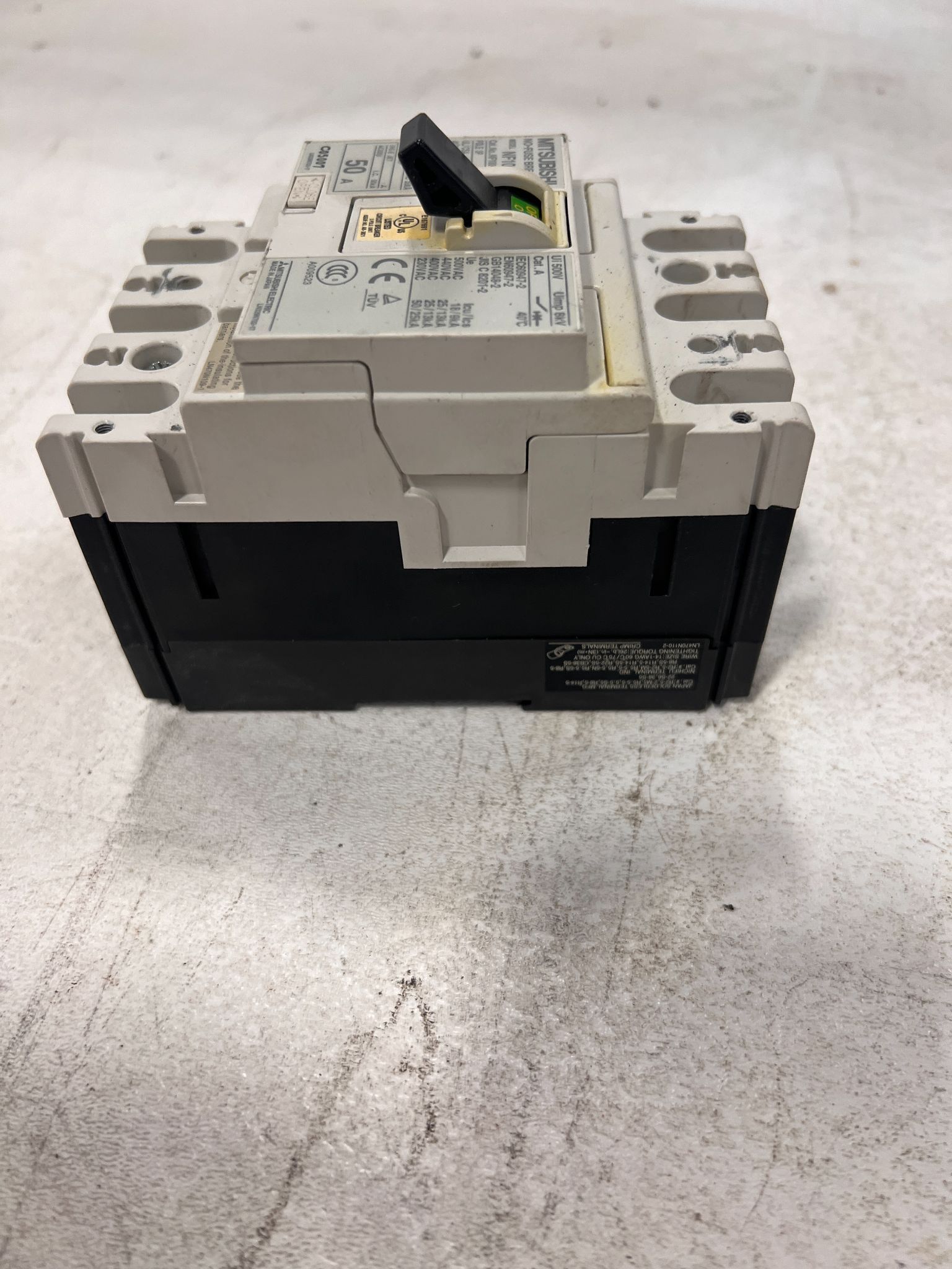 MITSUBISHI ELECTRIC NF100-HRU CIRCUIT BREAKERS USED 1