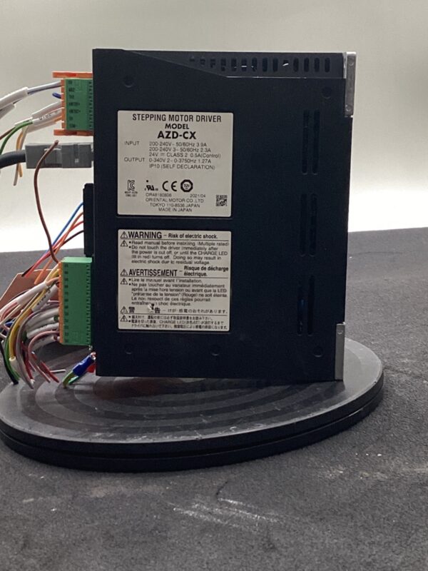 ORIENTAL MOTOR AZD-CX STEPPER DRIVER RS-485 USED 2