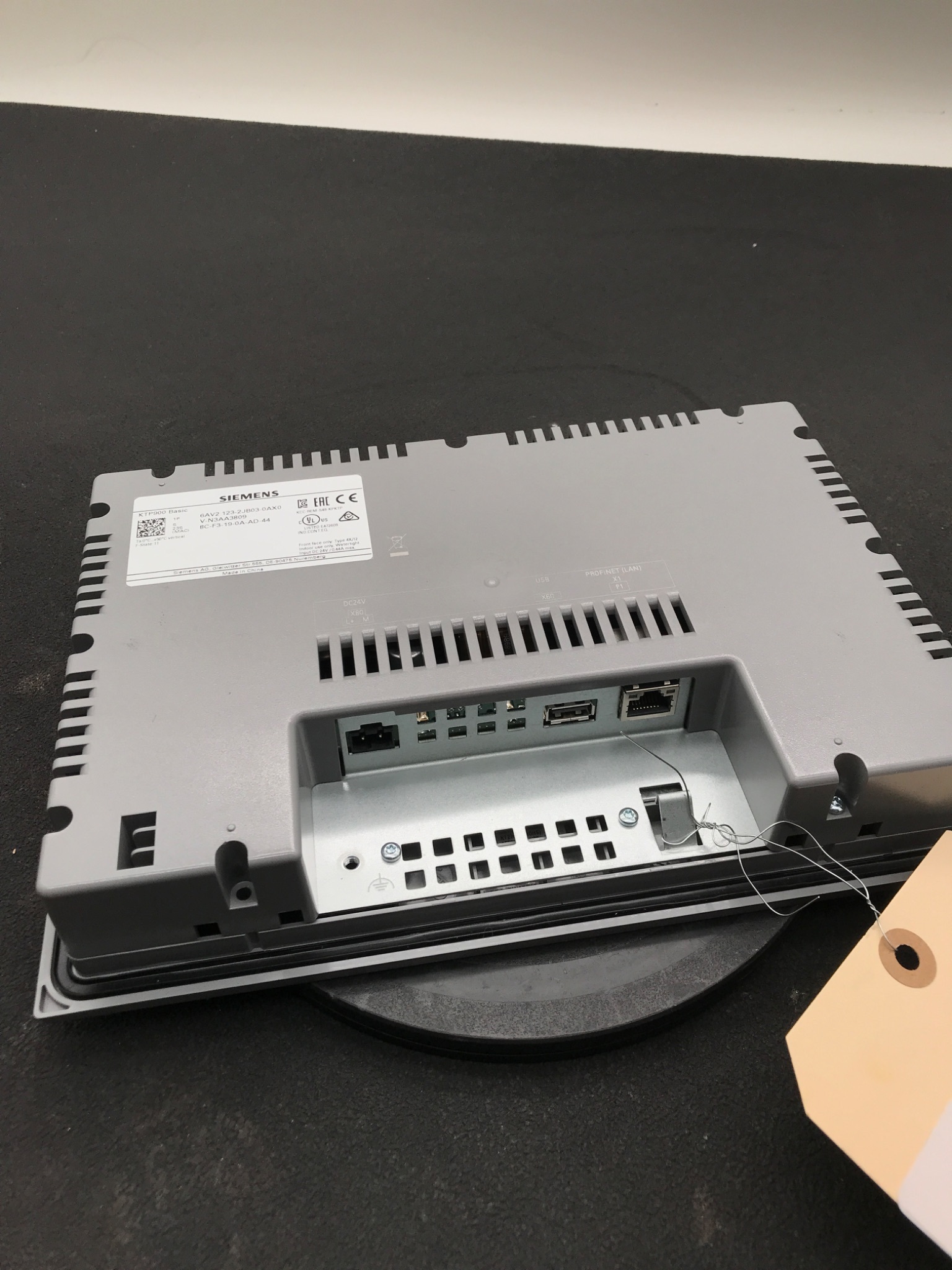 SIEMENS 6AV2123-2JB03-0AX0 HMI PANEL KTP900 9IN PROFINET USED SCREEN DAMAGE 1