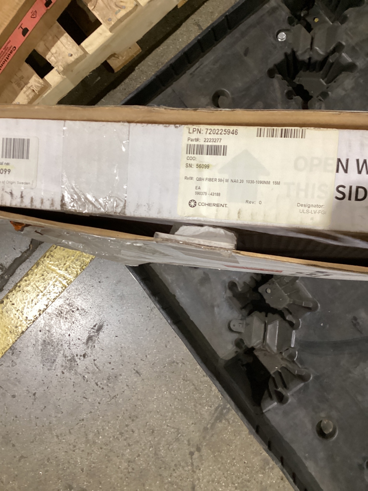 COHERENT 2223277 QBH FIBER OPTIC CABLE 15M for Laser System NEW 1