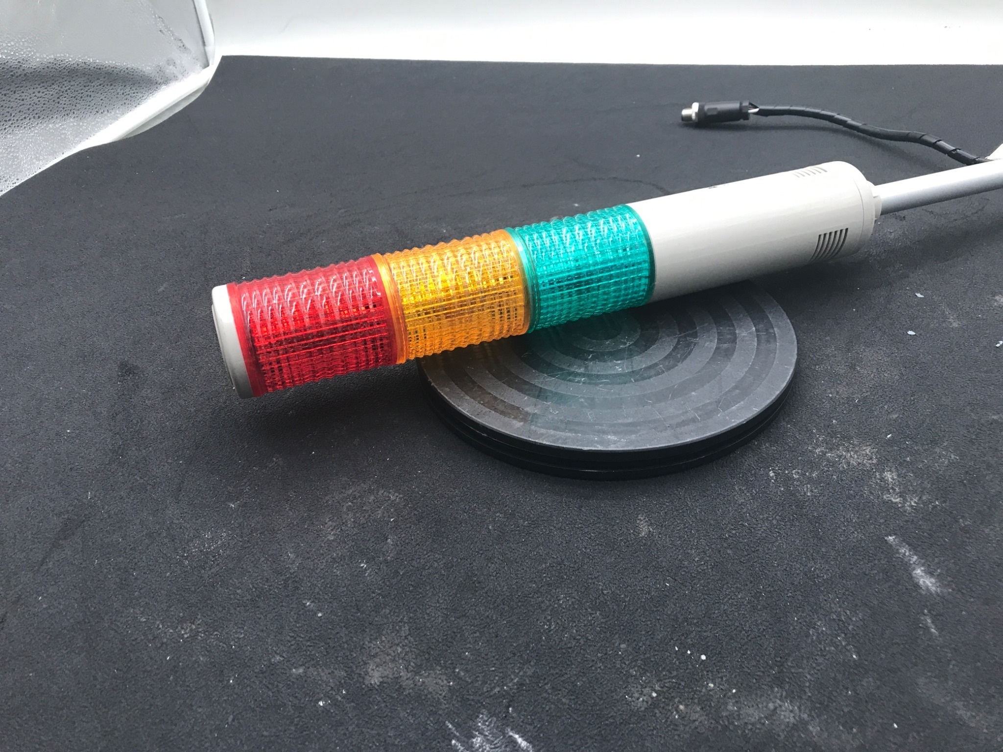 QLIGHTEC ST56LF-BZ-3 SIGNAL TOWER LIGHT 3-LAYER LED 24VDC BUZZER USED 0