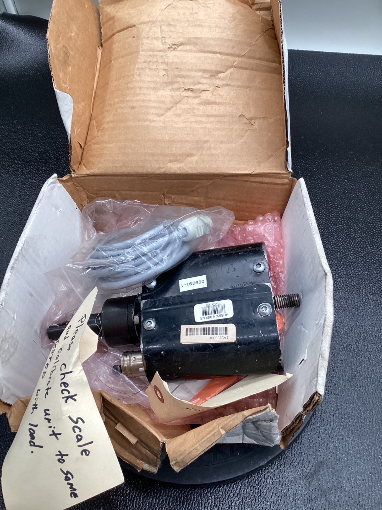 BINAR 009291-1 QUICK LIFT LOAD CELL ASSEMBLY USED 0