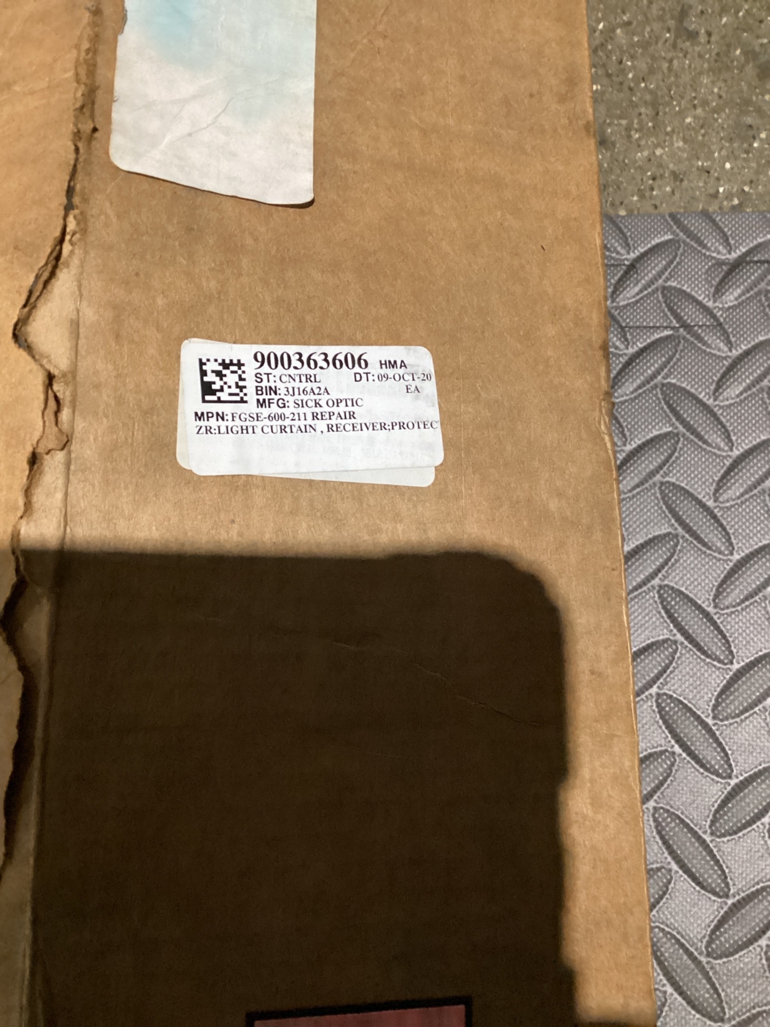 SICK FGSE-600-211 SAFETY LIGHT CURTAIN RECEIVER USED REPAIRED 1