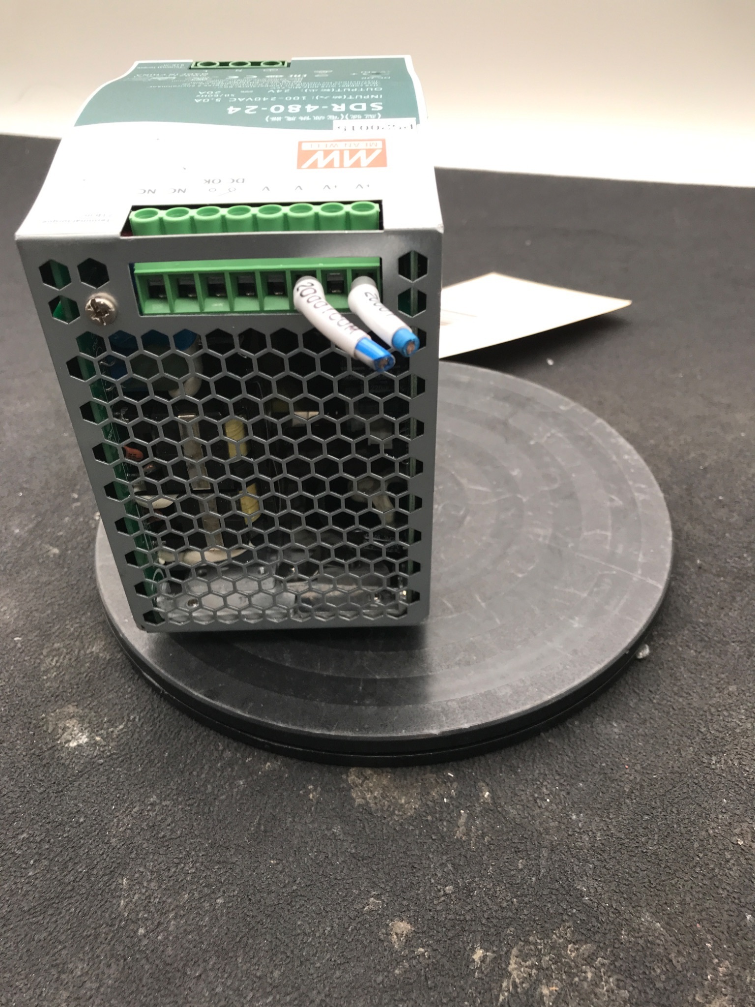 MEAN WELL SDR-480-24 DIN RAIL POWER SUPPLY 24V 20A USED 3