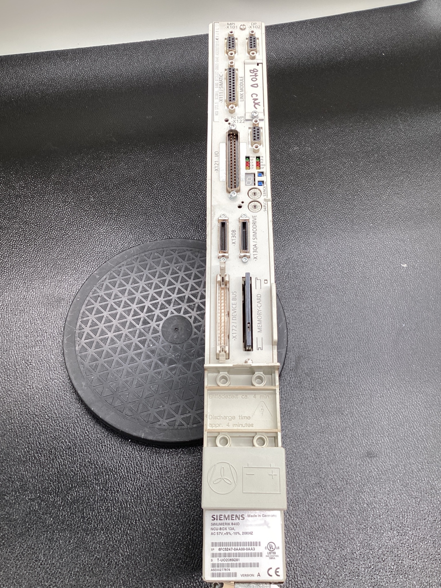 SIEMENS 6FC5357-0BB35-0AA0 SINUMERIK NCU 573.5 CONTROL UNIT USED 1