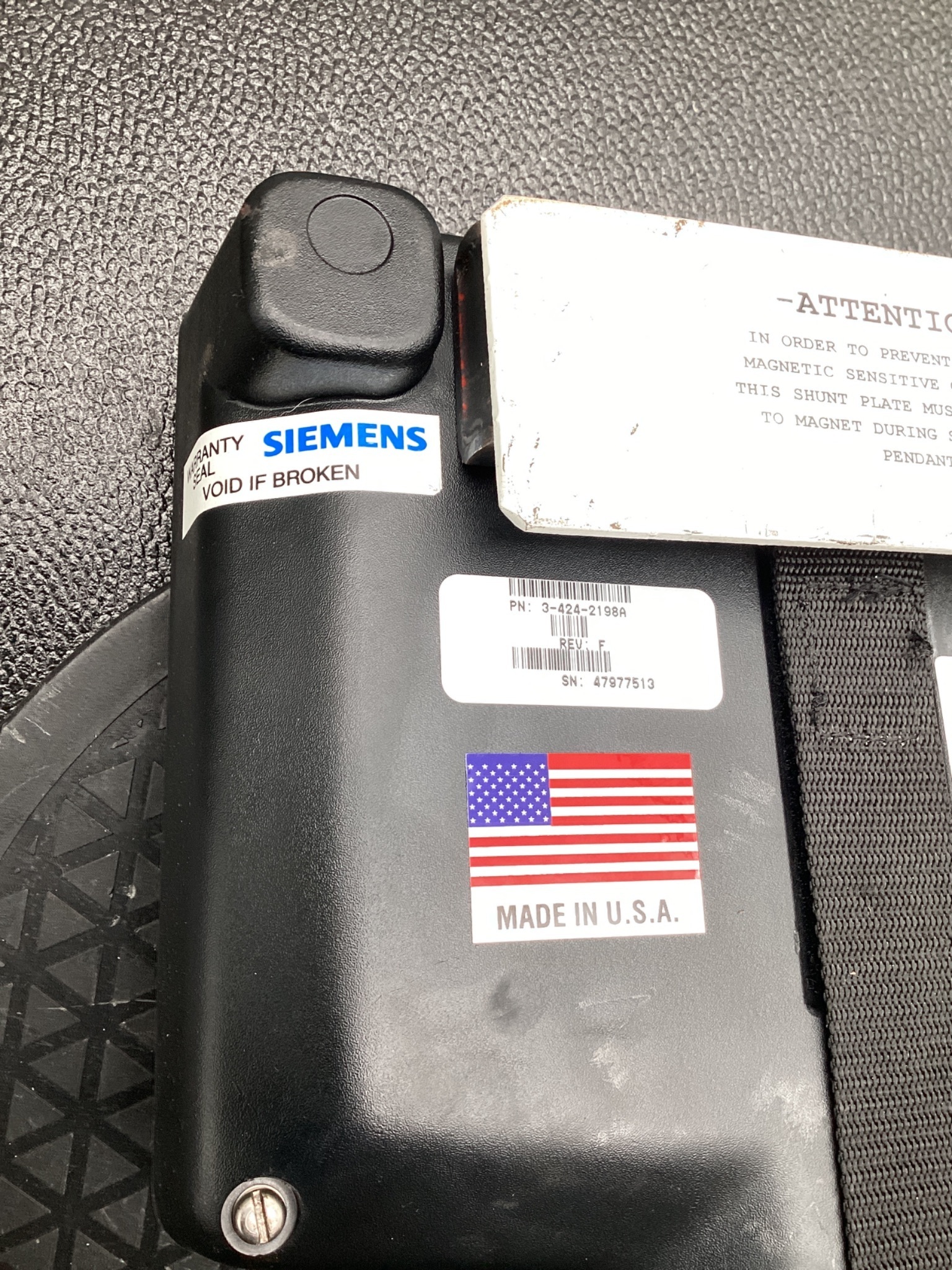 SIEMENS 3-424-2198A ACRAMATIC CNC TEACH PENDANT USED 3
