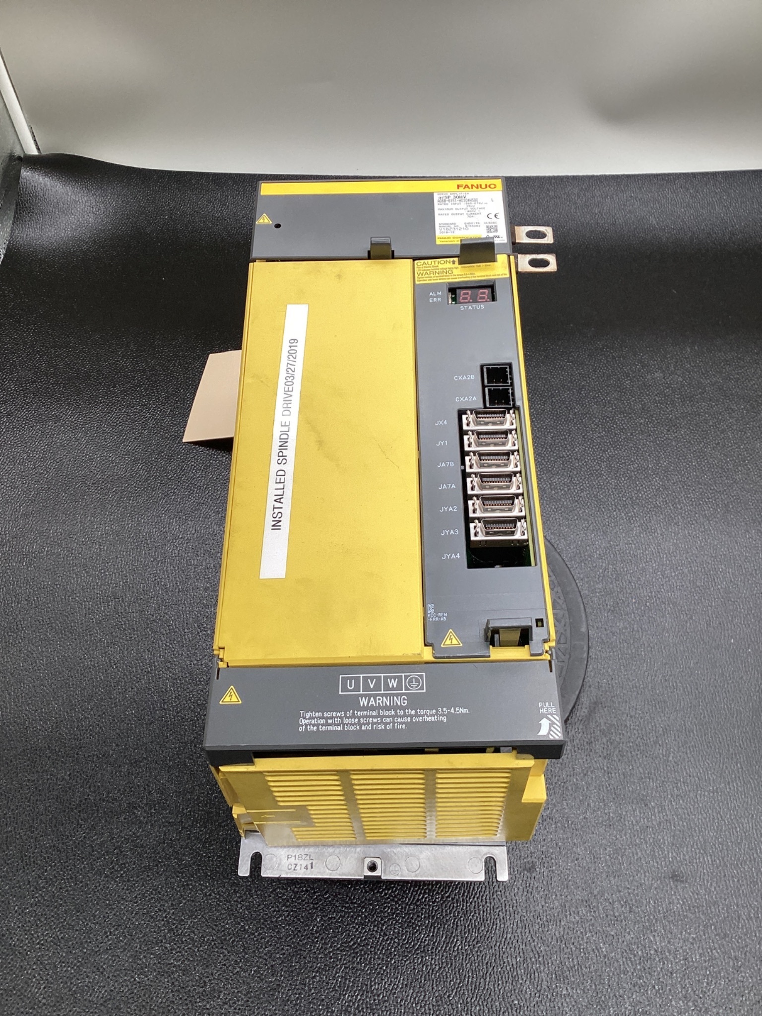 FANUC A06B-6151-H030#H580 ALPHA I SPINDLE AMPLIFIER MODULE USED 0