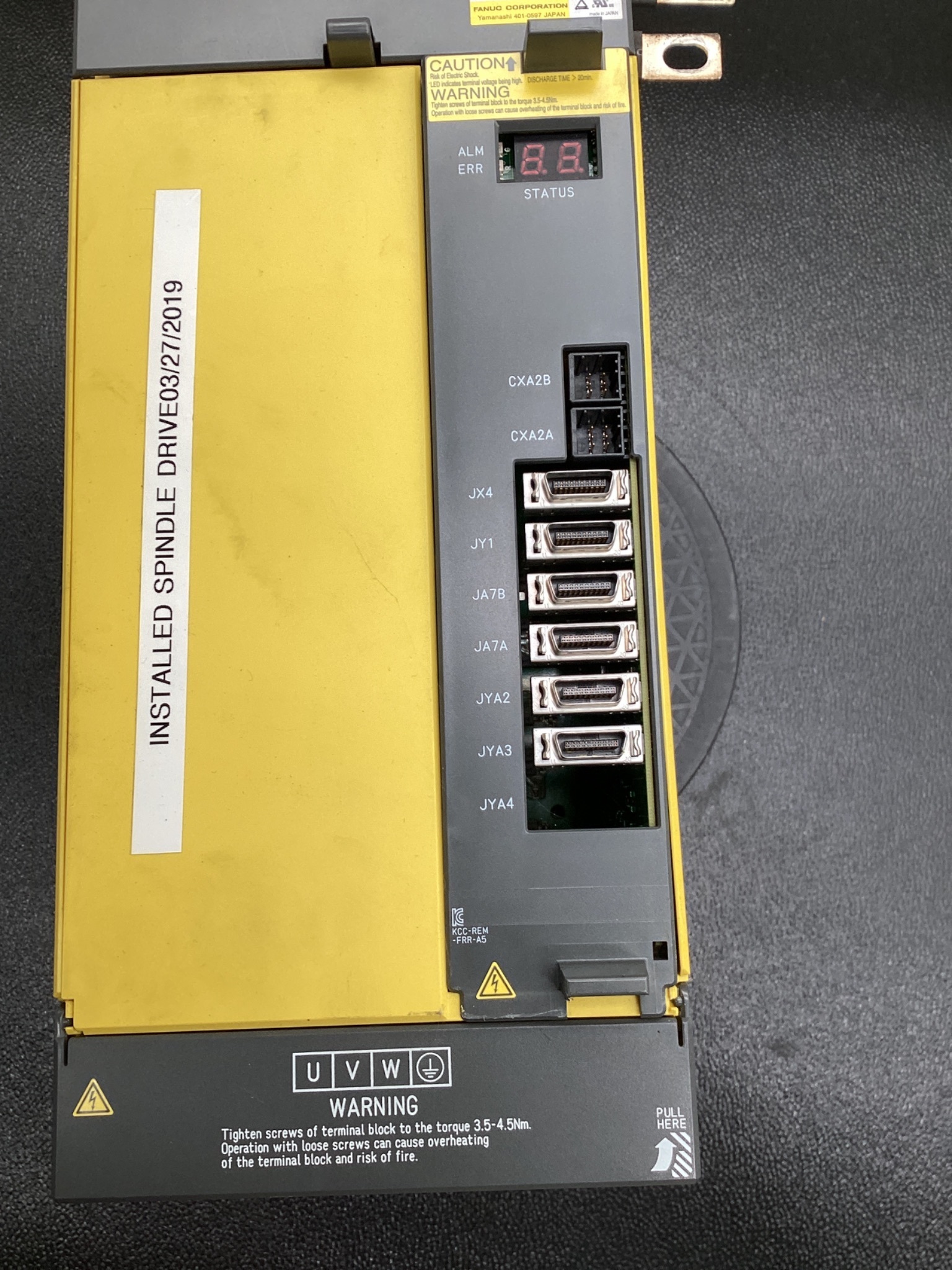 FANUC A06B-6151-H030#H580 ALPHA I SPINDLE AMPLIFIER MODULE USED 5