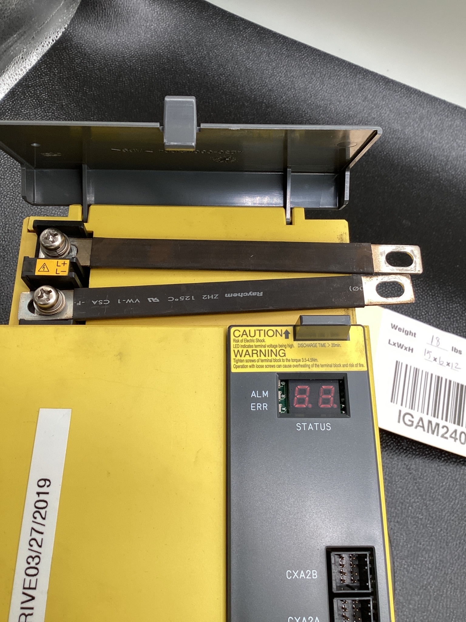 FANUC A06B-6151-H030#H580 ALPHA I SPINDLE AMPLIFIER MODULE USED 6