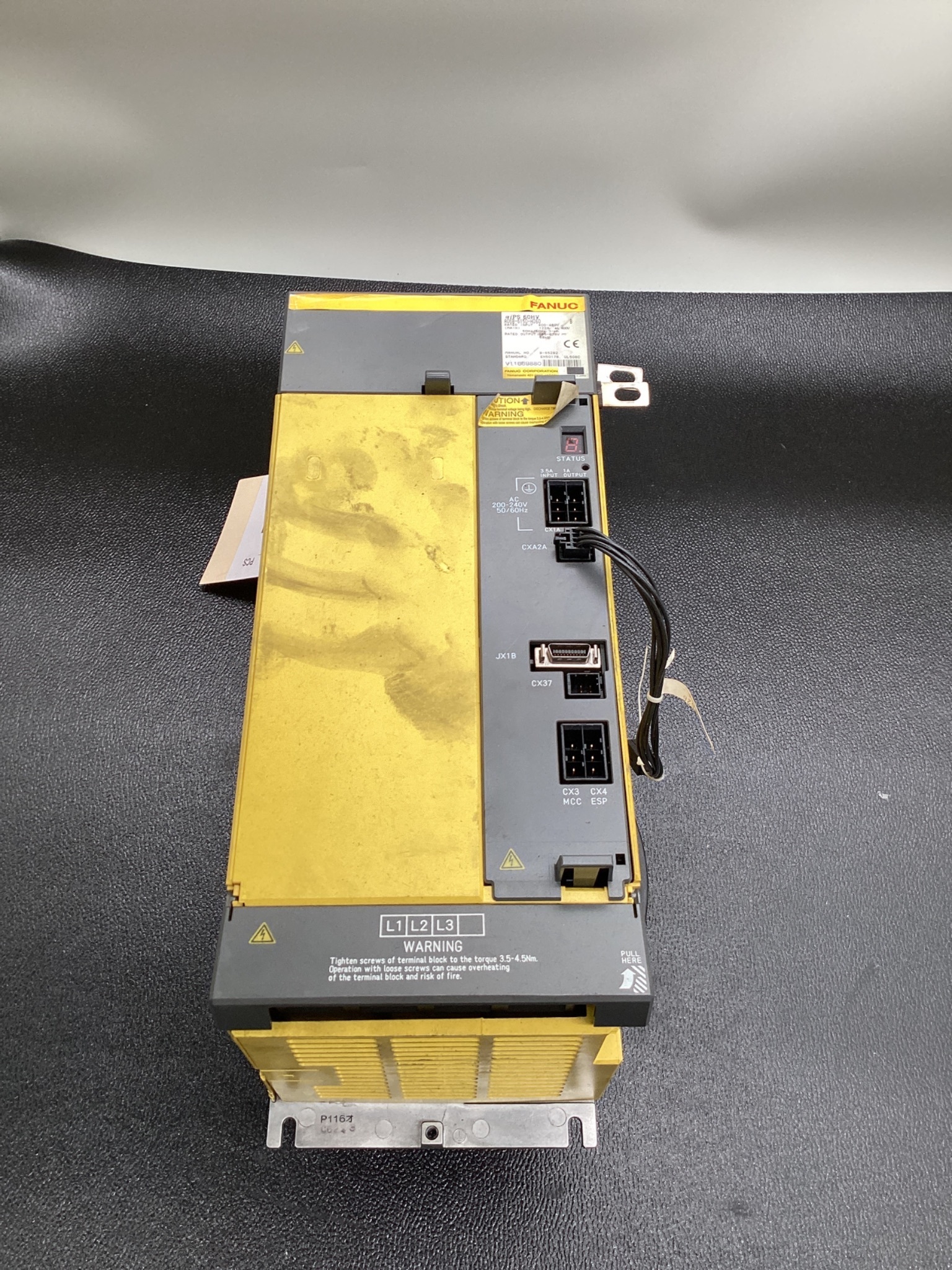 FANUC A06B-6150-H060 ALPHA I POWER SUPPLY MODULE USED 0