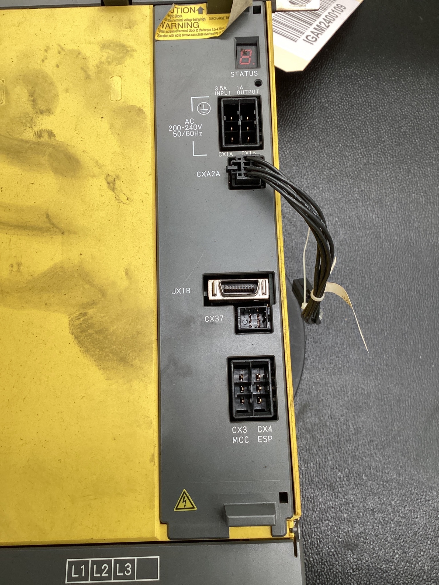 FANUC A06B-6150-H060 ALPHA I POWER SUPPLY MODULE USED 4