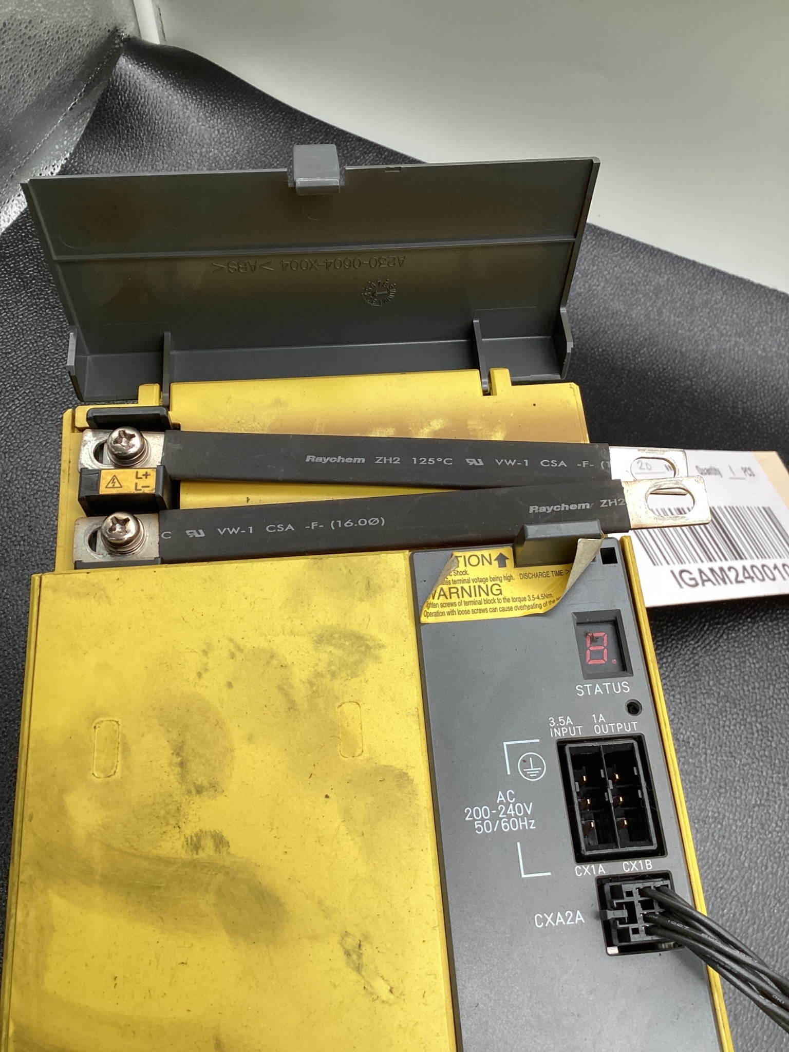 FANUC A06B-6150-H060 ALPHA I POWER SUPPLY MODULE USED 6