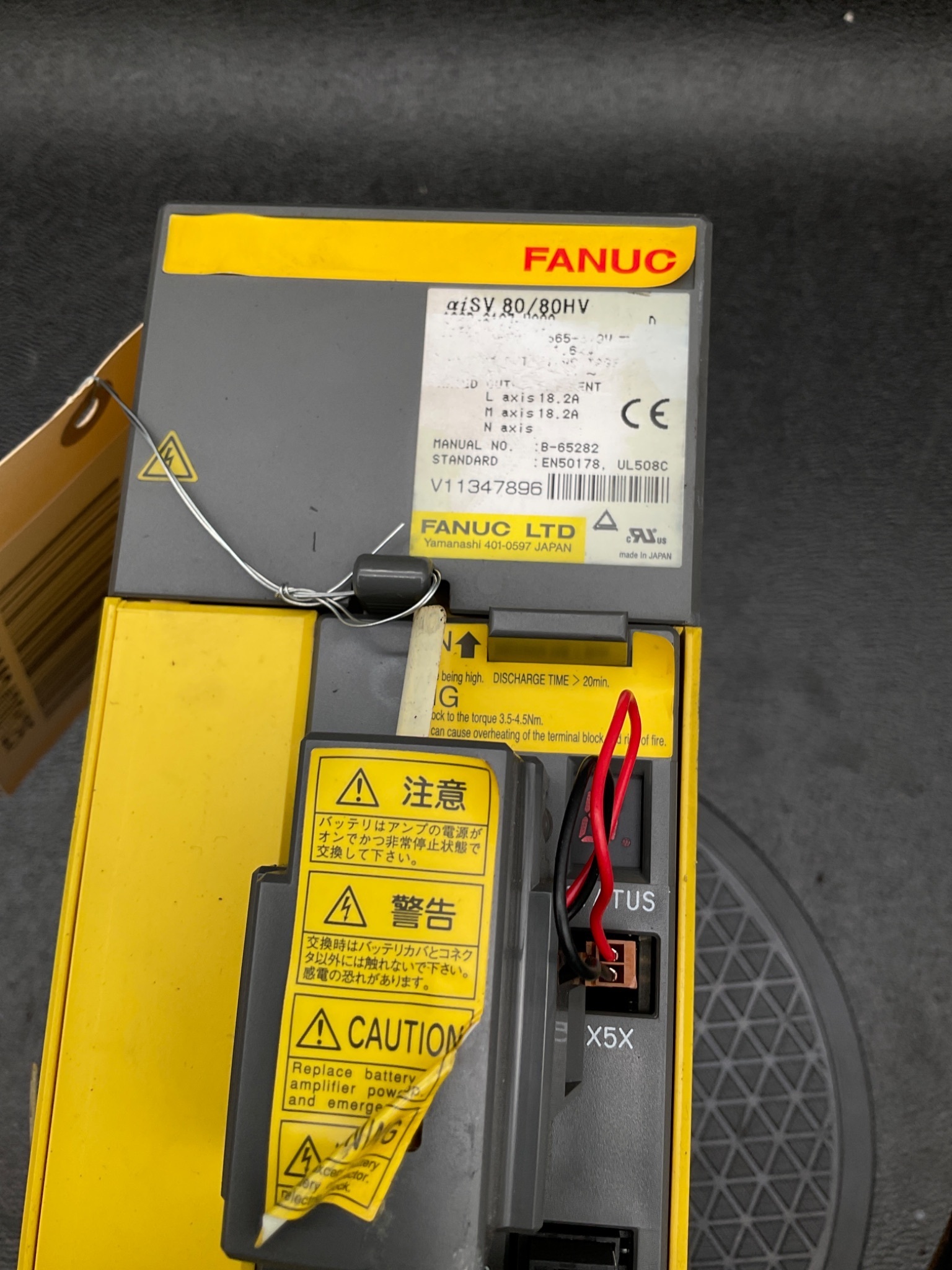 FANUC A06B-6096-H202#H500 ALPHA SERVO AMPLIFIER MODULE USED 4