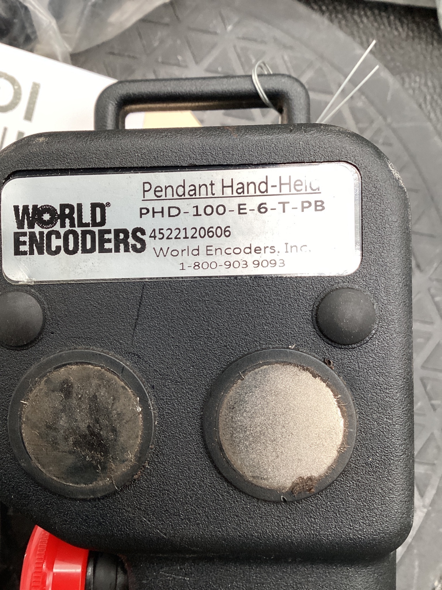 WORLD ENCODERS PHD-100-E-6-T-PB CNC PENDANT MPG 6 AXIS USED 5