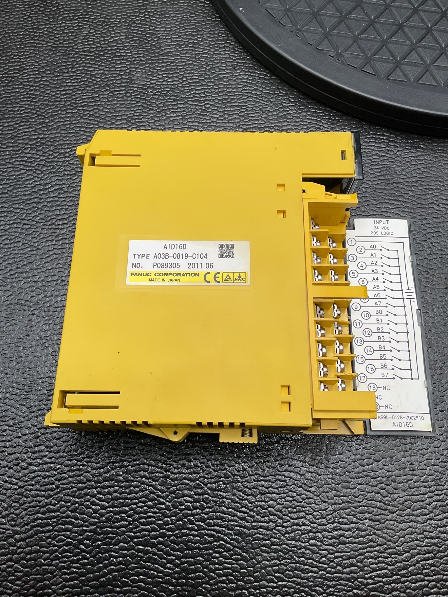 FANUC A03B-0819-C104 16PT DC INPUT MODULE AID16D UL USED 2