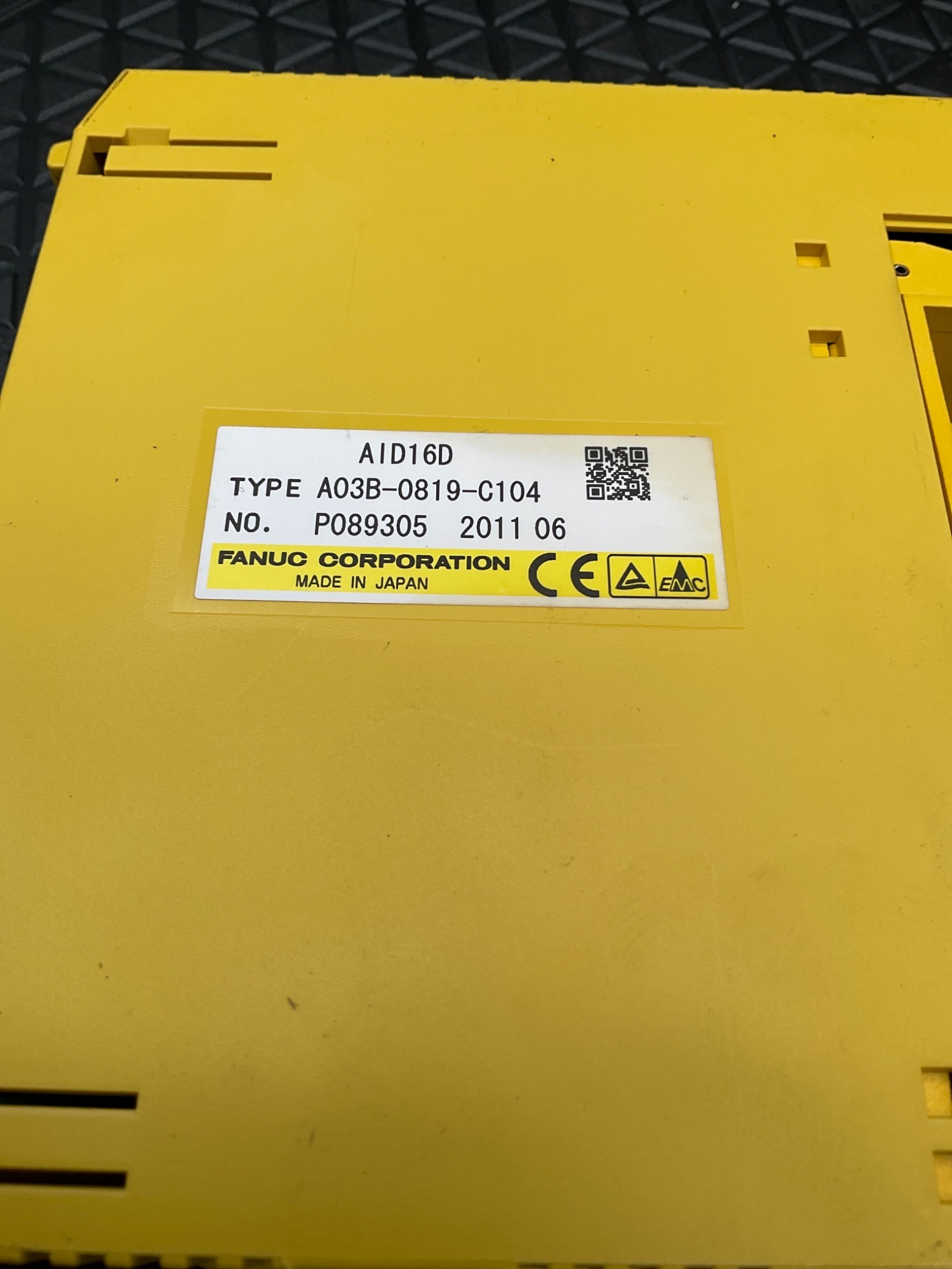 FANUC A03B-0819-C104 16PT DC INPUT MODULE AID16D UL USED 5