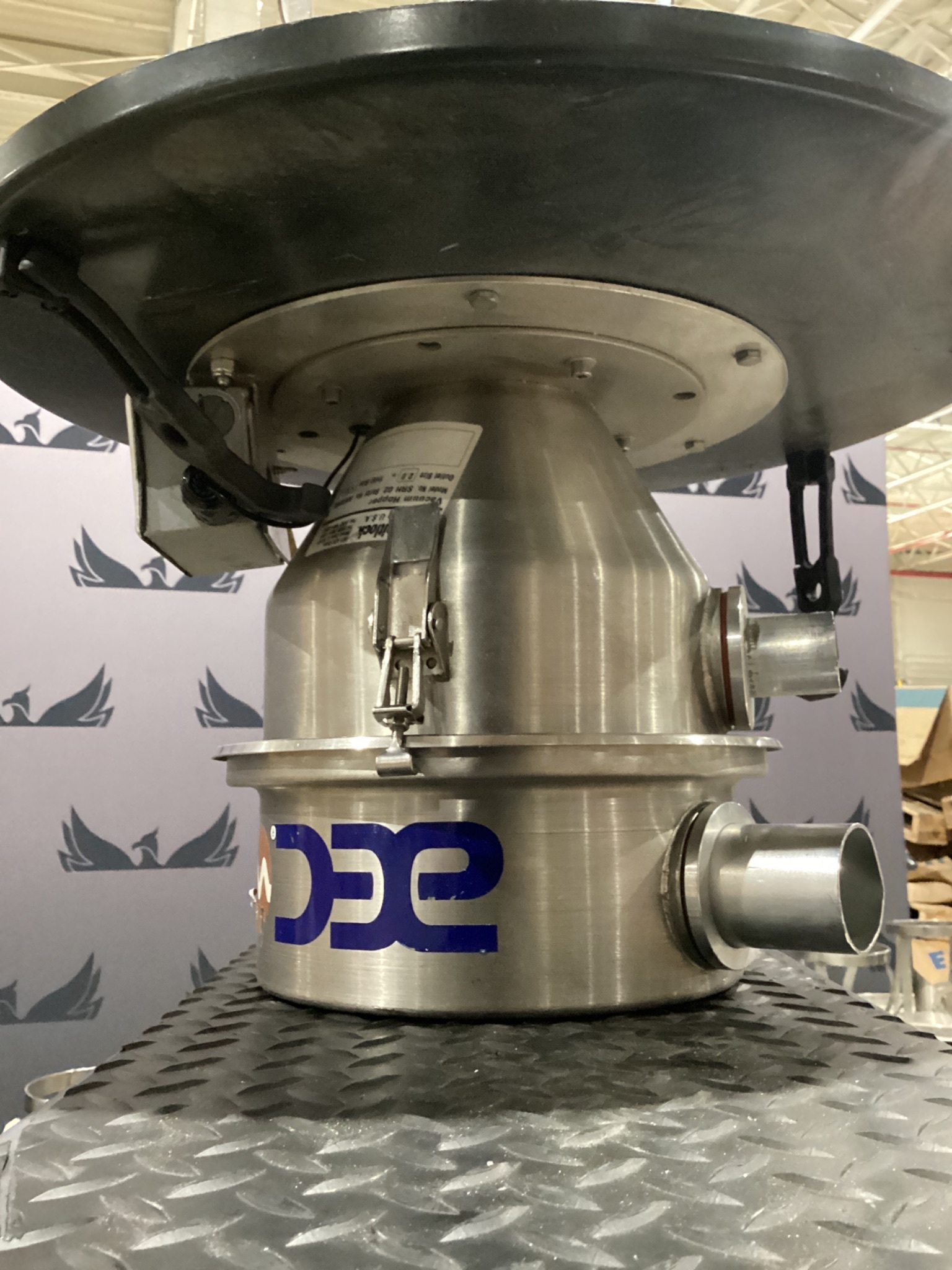 AEC WHITLOCK SRH-02 VACUUM RECEIVER HOPPER USED 0