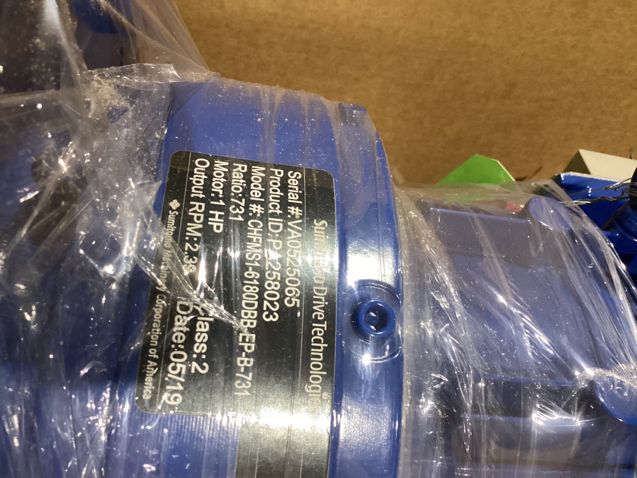 SUMITOMO TC-FXPA/FB-1E INDUCTION GEAR MOTOR 1/2HP 1750RPM NEW 2