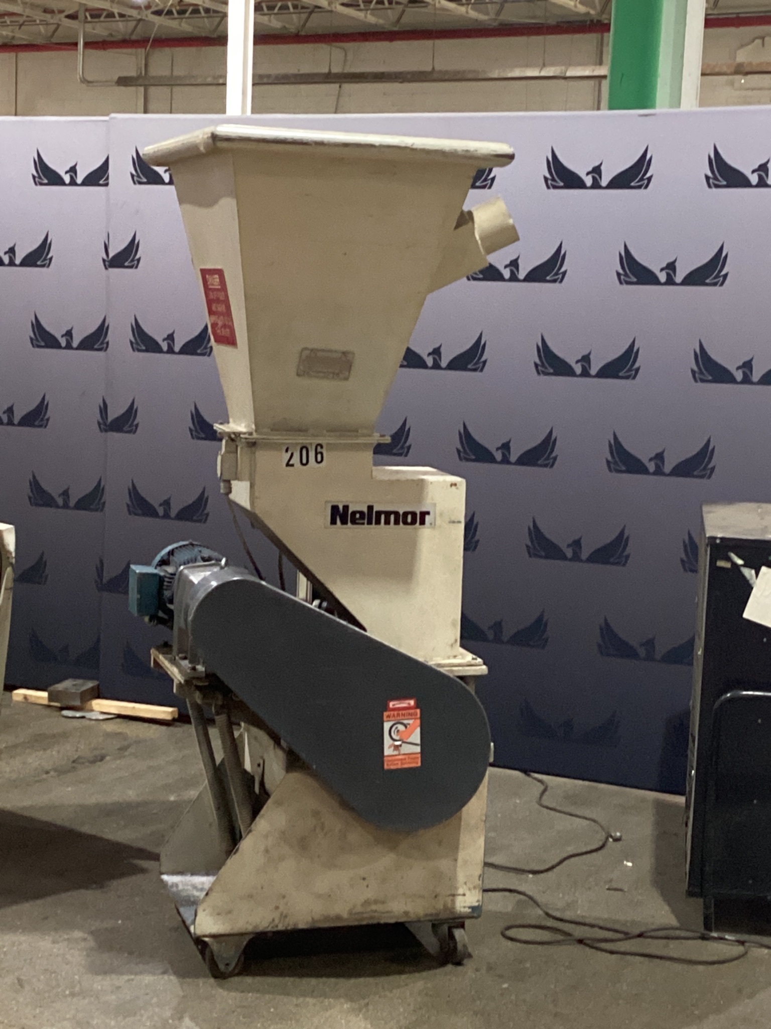 AEC NELMOR G1012LS LOW-SPEED GRANULATOR 5HP USED 0