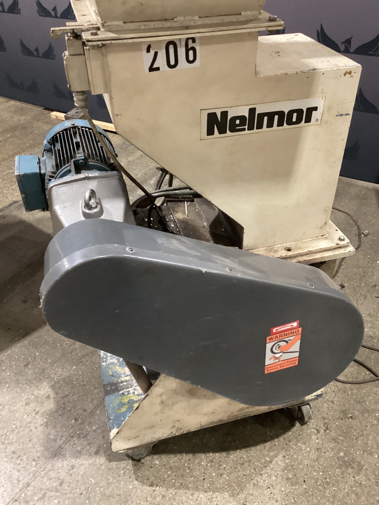 AEC NELMOR G1012LS LOW-SPEED GRANULATOR 5HP USED 1
