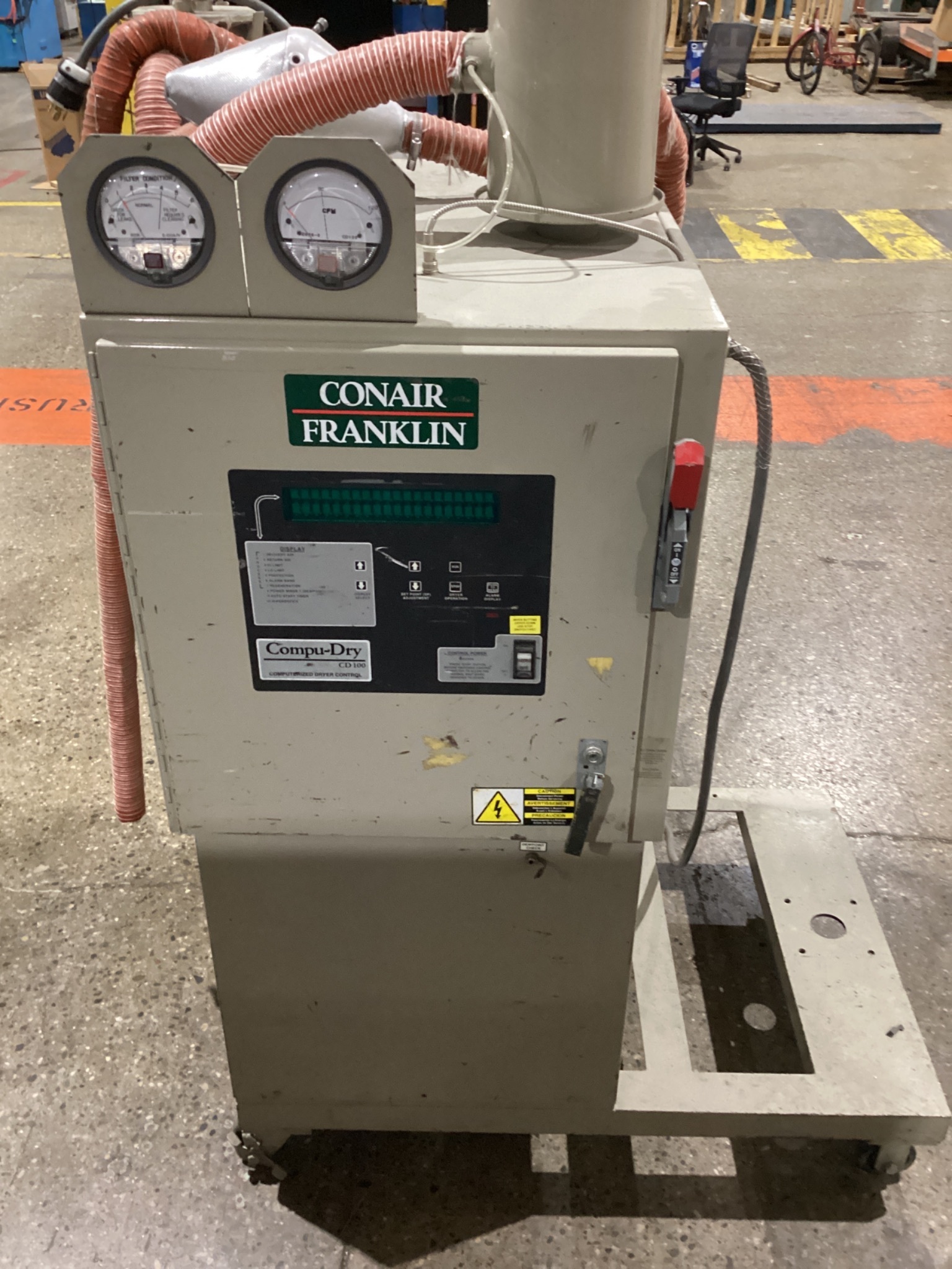 CONAIR FRANKLIN CD100 DESICCANT AIR DRYER USED 4