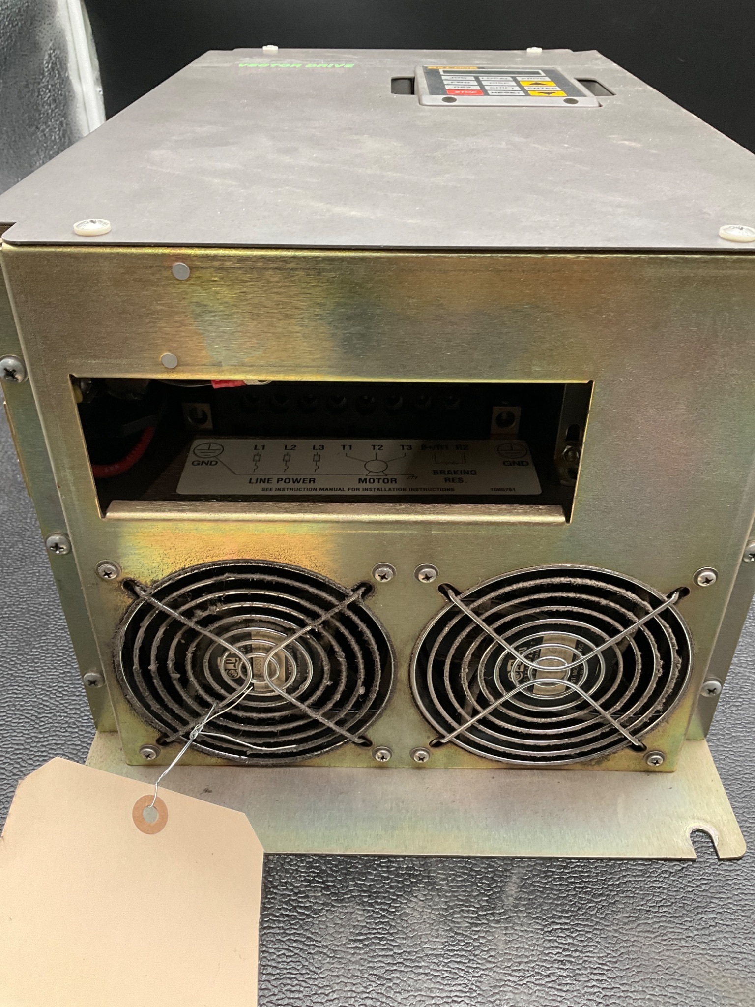 BALDOR ZD18H22O-ER-SOO1 VECTOR DRIVE USED 2