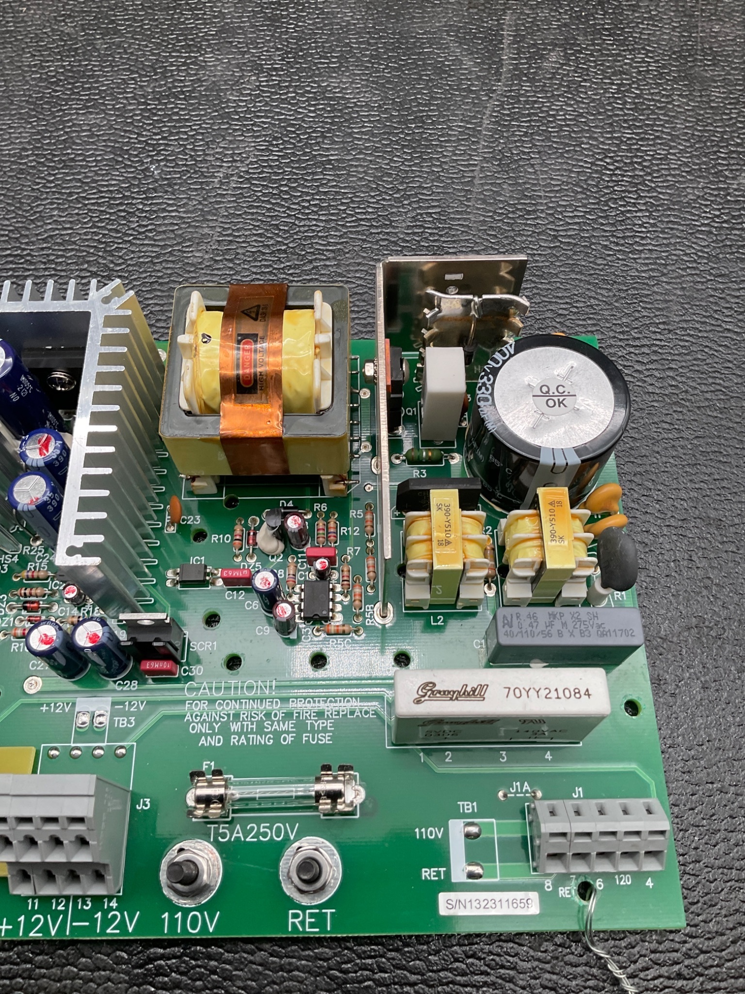 TRI-M MF5P-044 POWER SUPPLY PCB USED 3