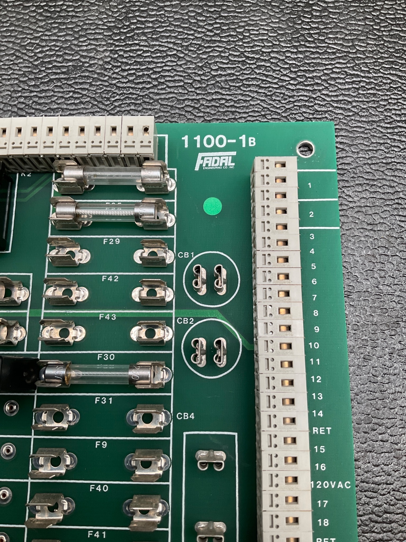 FADAL 1100-1B POWER DISTRIBUTION BOARD USED 2