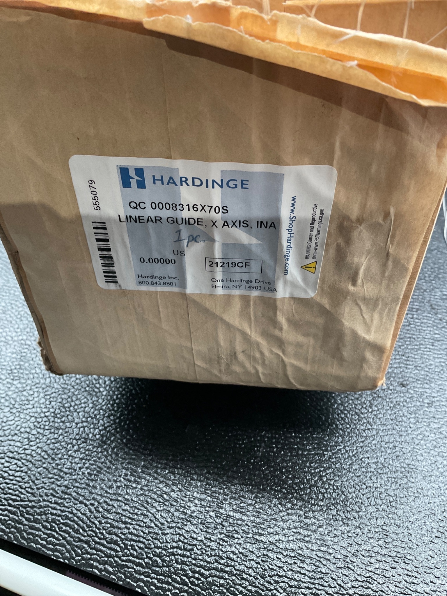 HARDINGE QC 0008316X70S Linear Guide, X Axis, INA NEW 2