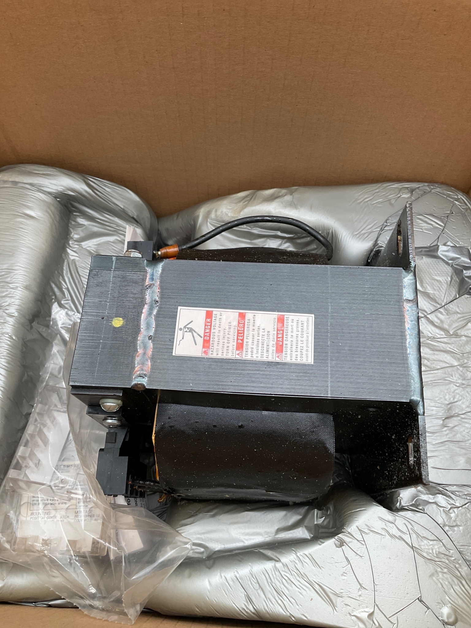 SQUARE D 9070T1500D1 CONTROL TRANSFORMER USED 1