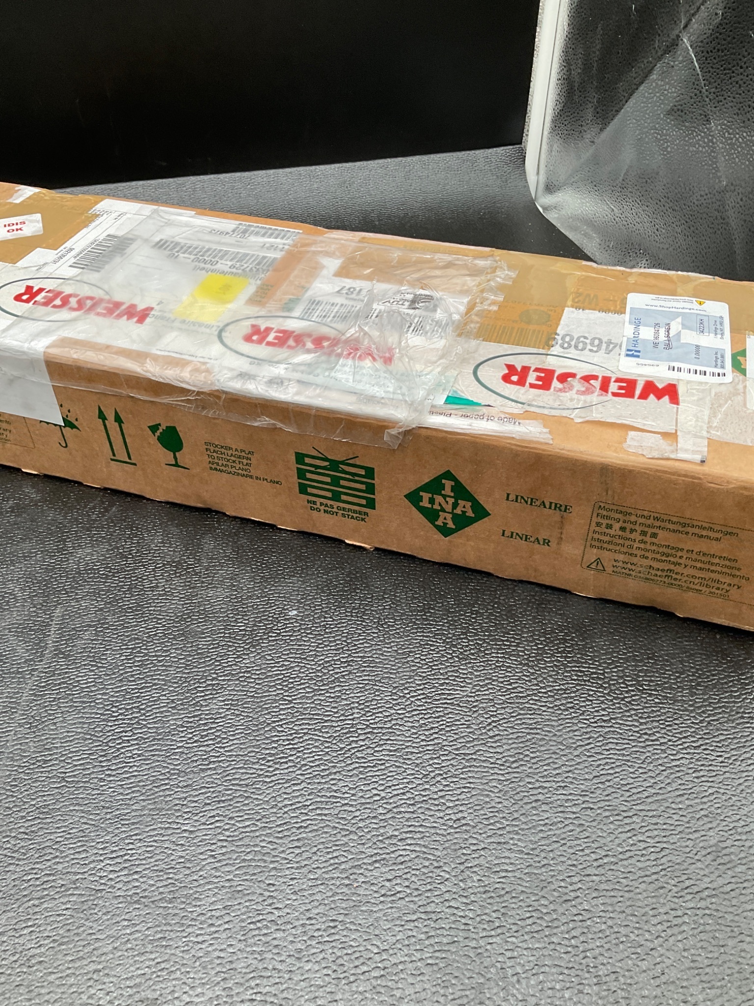 WEISSER LINEAR GUIDE RAIL ASSEMBLY POS 104 NEW 3