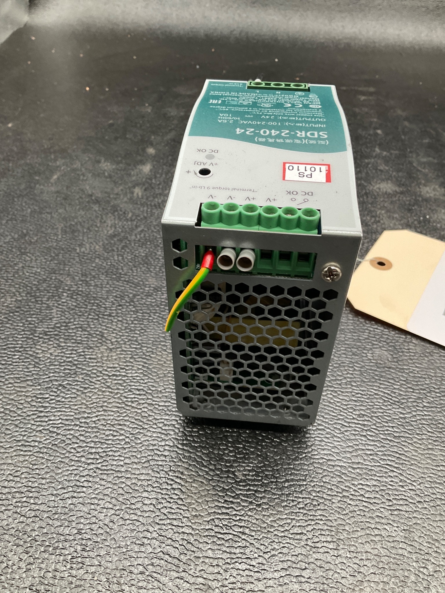 MEAN WELL SDR-240-24 DIN RAIL POWER SUPPLY 24V 10A 240W USED 4